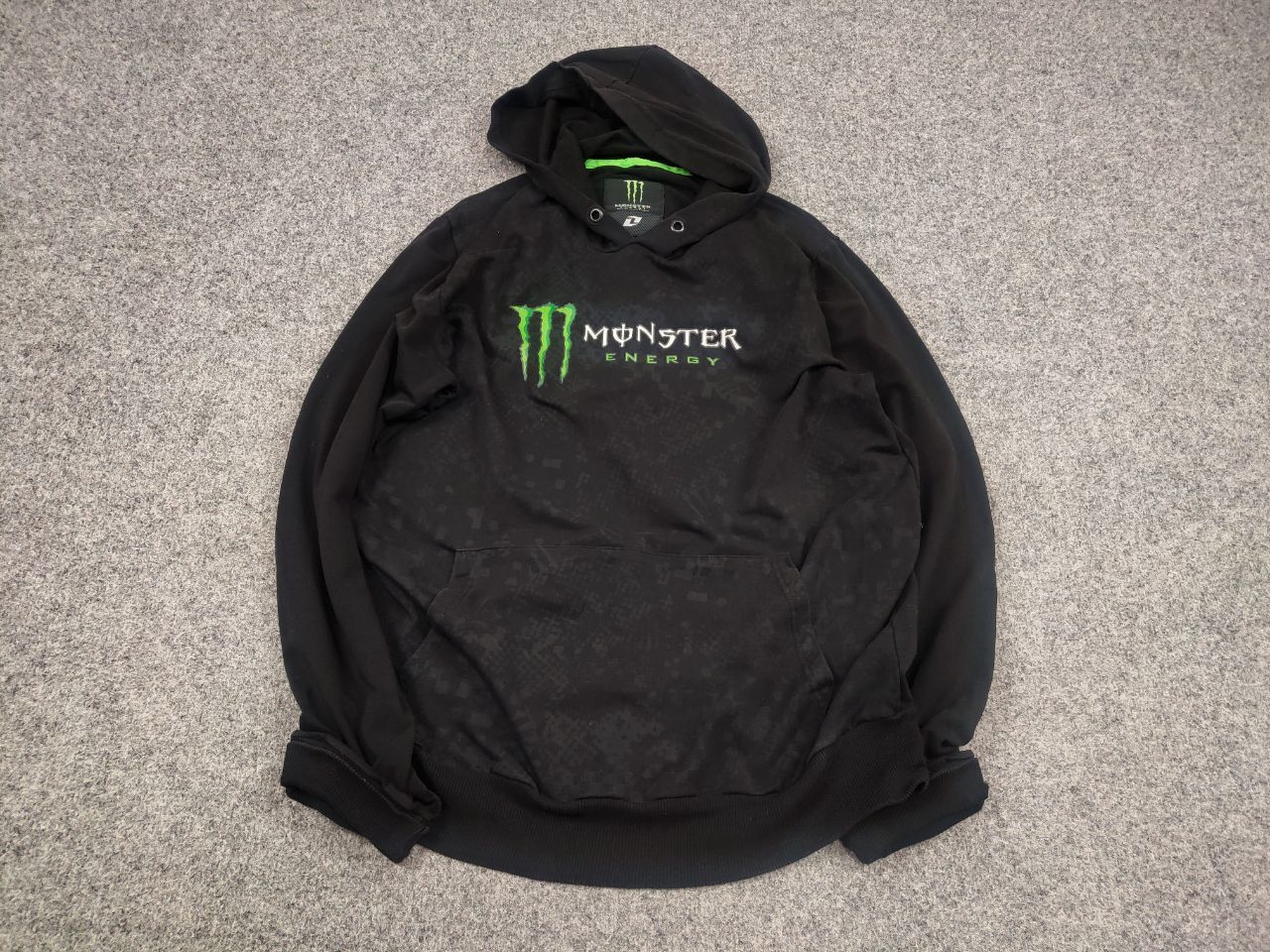 Vintage Vintage Monster energy All logo Racing Hoodie Y2K Style Size US L / EU 52-54 / 3 - 3 Thumbnail