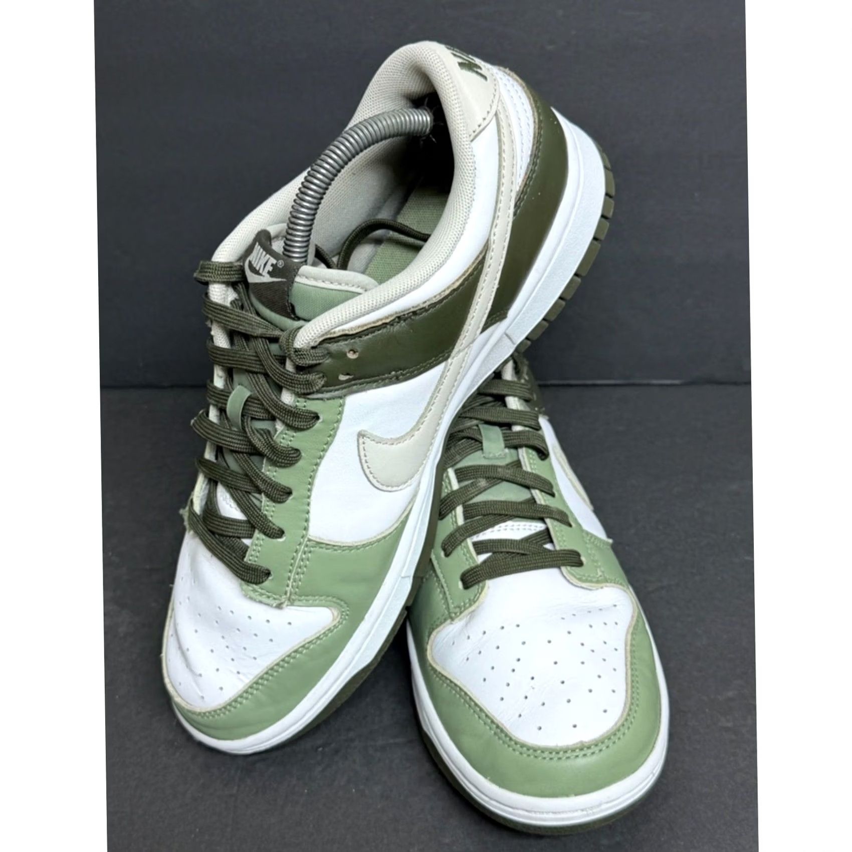 Nike Nike Dunk Low Oil Green Cargo Khaki White FN6882-100 Men 9.5 Shoes Size US 10 / EU 43 - 3 Thumbnail