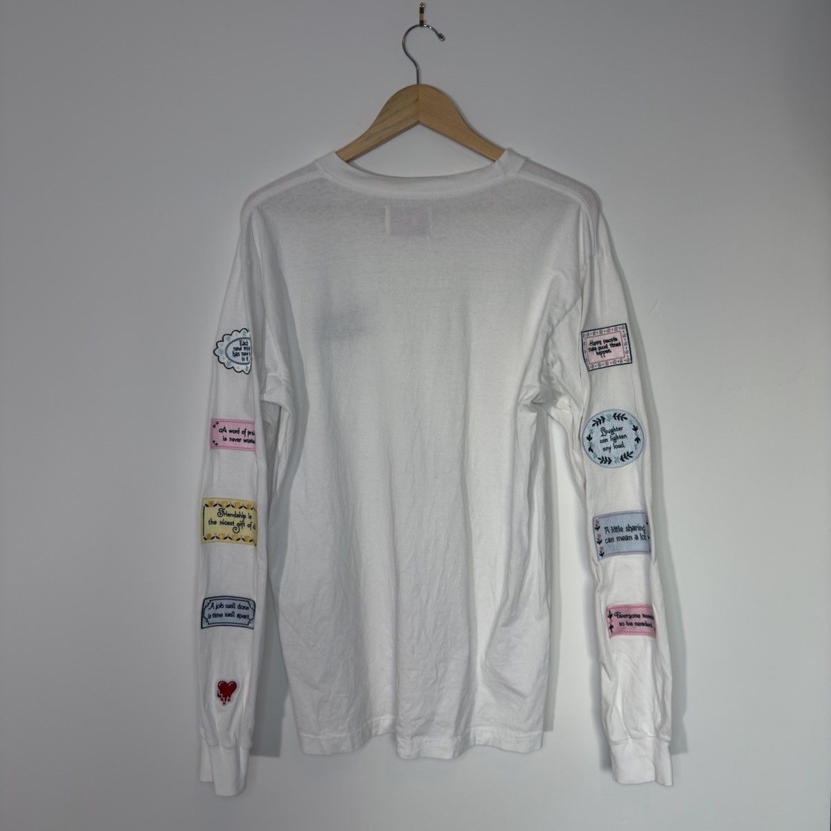 Emotionally Unavailable Positivity Patch Long Sleeve T-Shirt Size US M / EU 48-50 / 2 - 3 Thumbnail