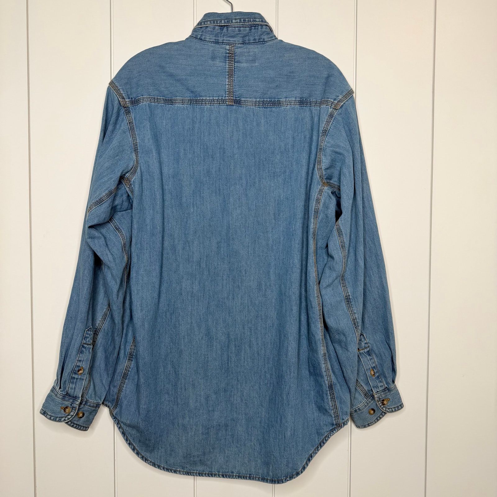 Wrangler Wrangler Riggs Workwear Denim Utility Shirt Large Workwear Size US L / EU 52-54 / 3 - 2 Thumbnail