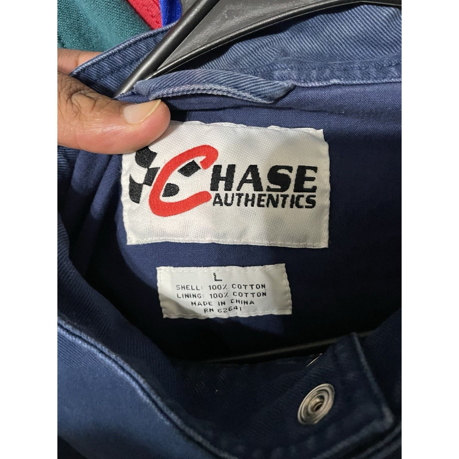 Chase Authentics Size L-VTG Chase Authentics Jeff Gordon Nascar Jacket Navy Size US L / EU 52-54 / 3 - 3 Thumbnail