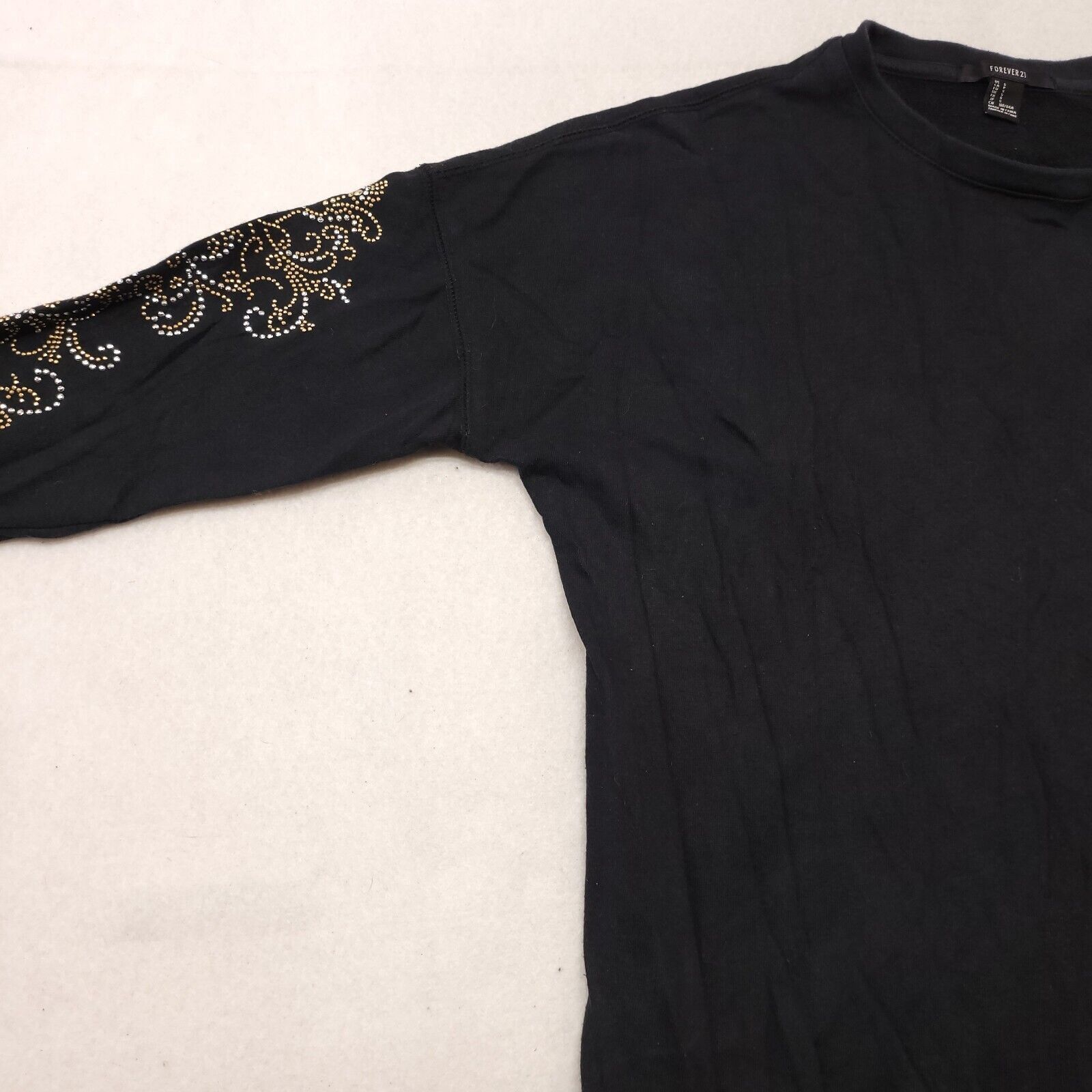 Forever 21 Forever 21 Casual Pullover T Shirt Womens Size Small S Black Size S / US 4 / IT 40 - 4 Thumbnail