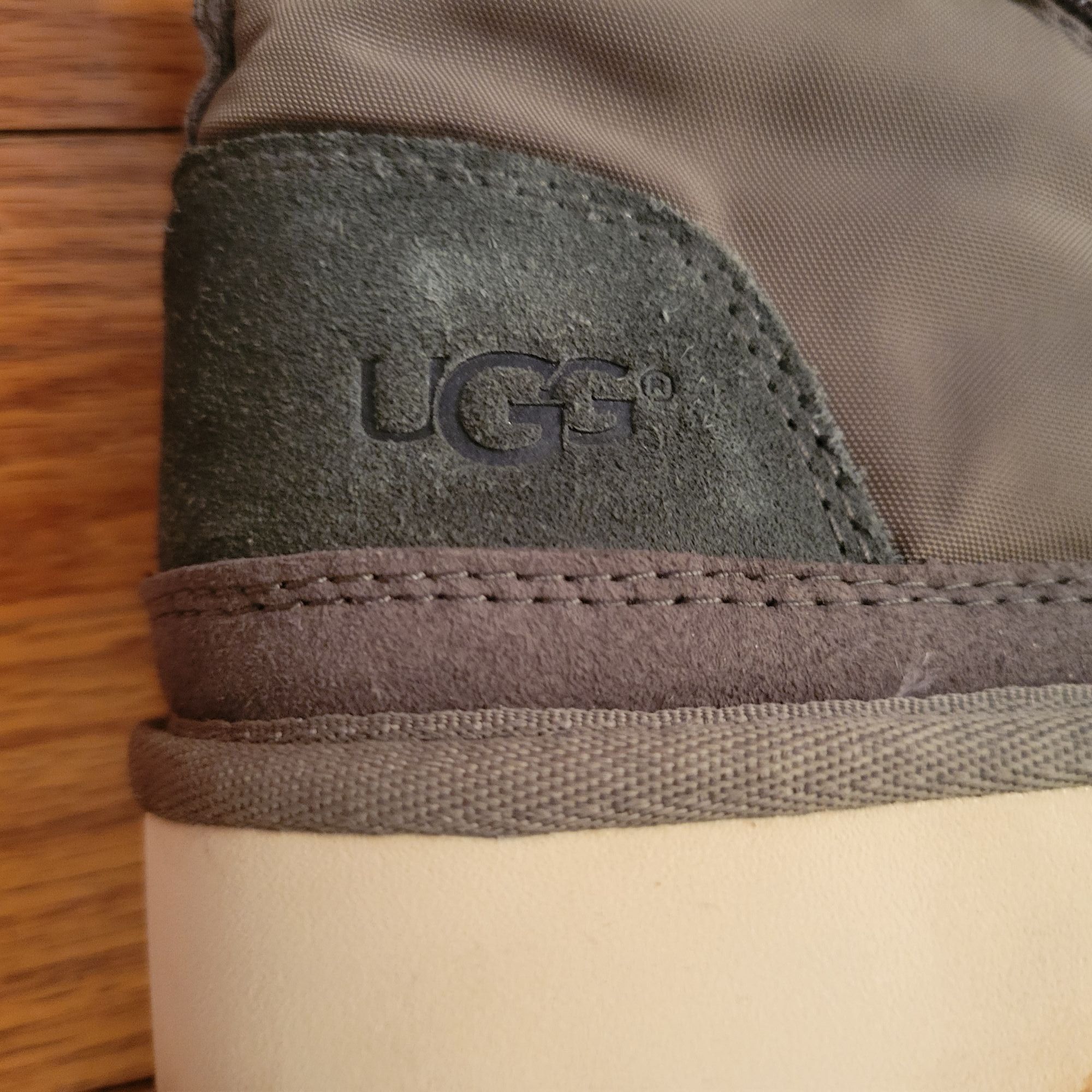 Ugg UGG Green Nylon Leather Ankle Boots 8 Neumel Zip MLT Size US 8 / EU 41 - 10 Thumbnail
