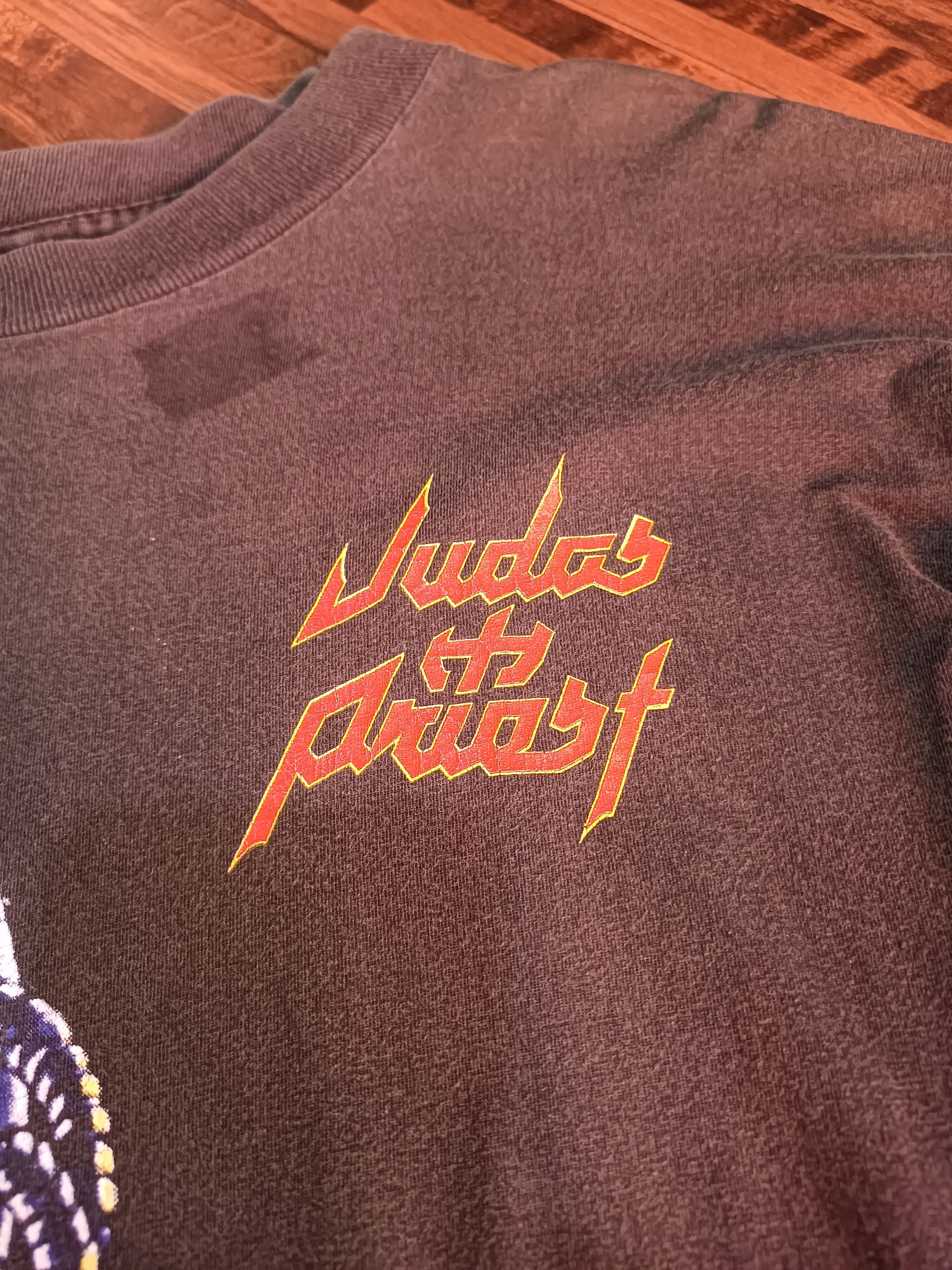 Vintage Vtg Judas priest Rock Jugulator Size US L / EU 52-54 / 3 - 3 Thumbnail