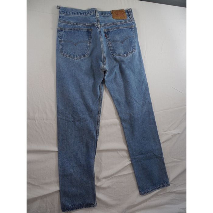 Levi's Levi's 501XX Jeans Men Sz 34 W X 36 L Vintage Blue Denim Mad ...