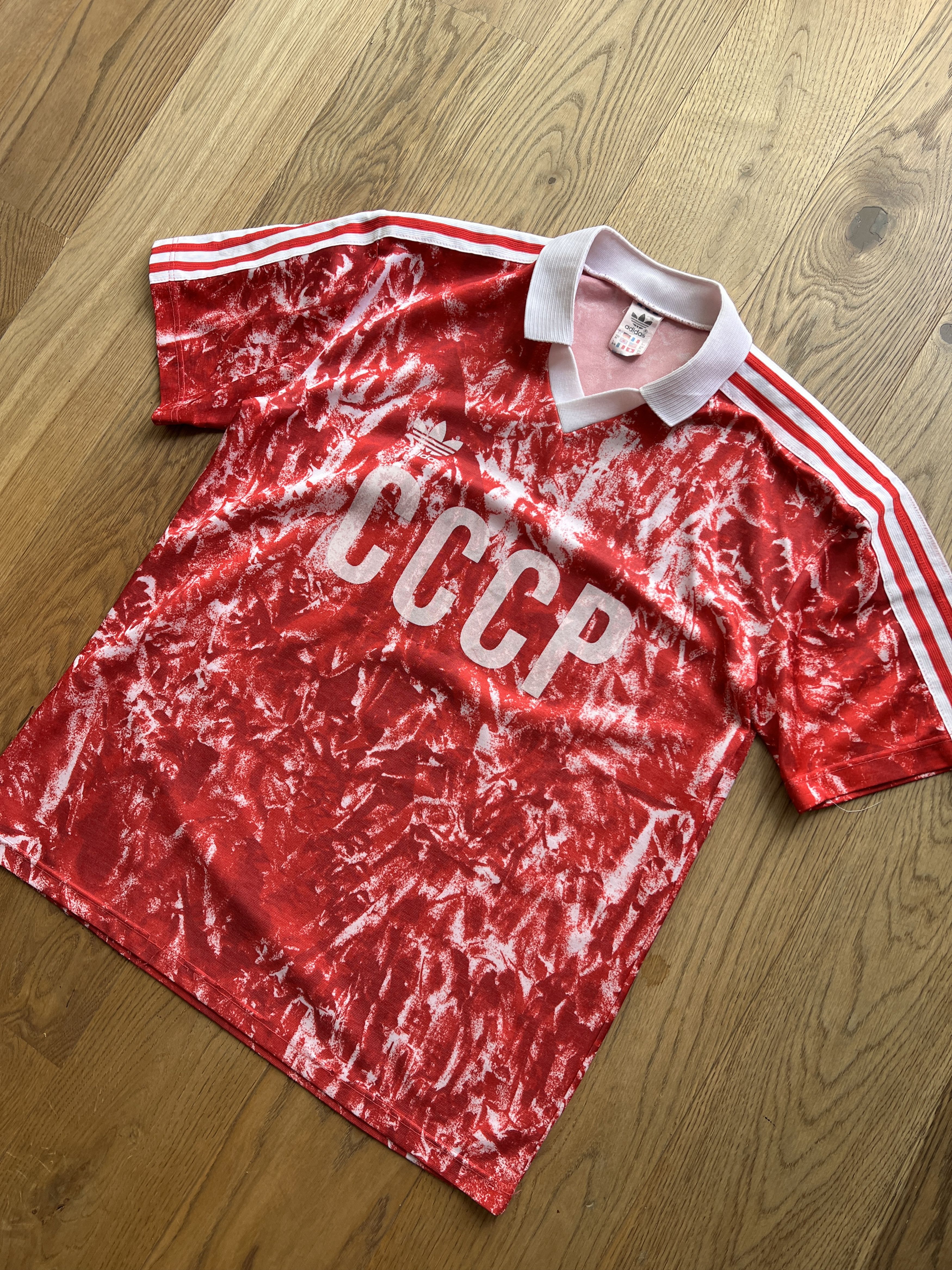 Adidas RARE! Adidas USSR Soviet Union 1988 home football jersey kit Size US M / EU 48-50 / 2 - 17 Thumbnail
