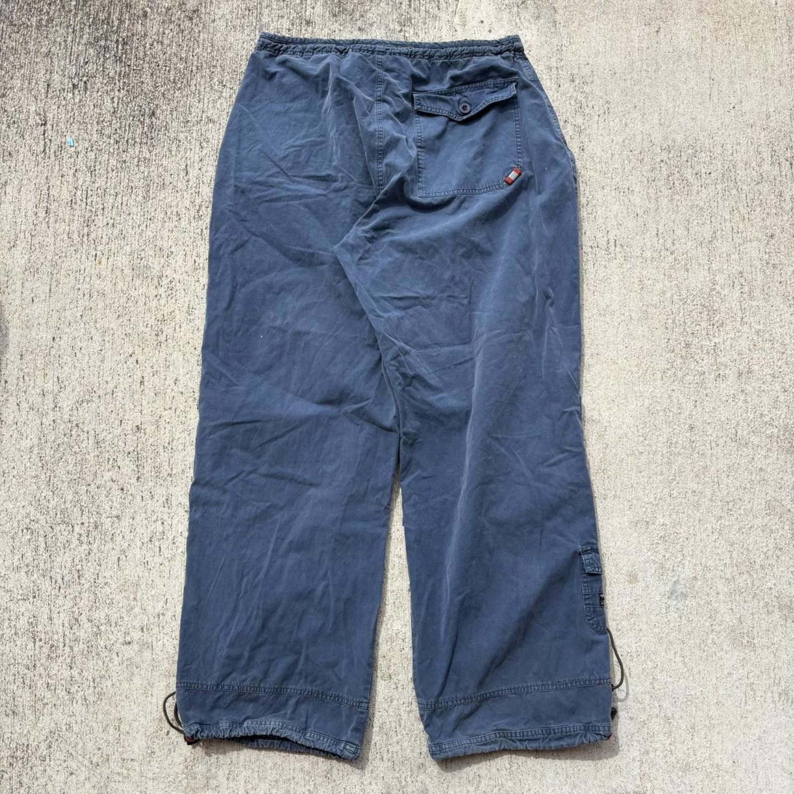 Other Vintage Y2K Blue Baggy Rave Pants Size US 32 / EU 48 - 5 Thumbnail