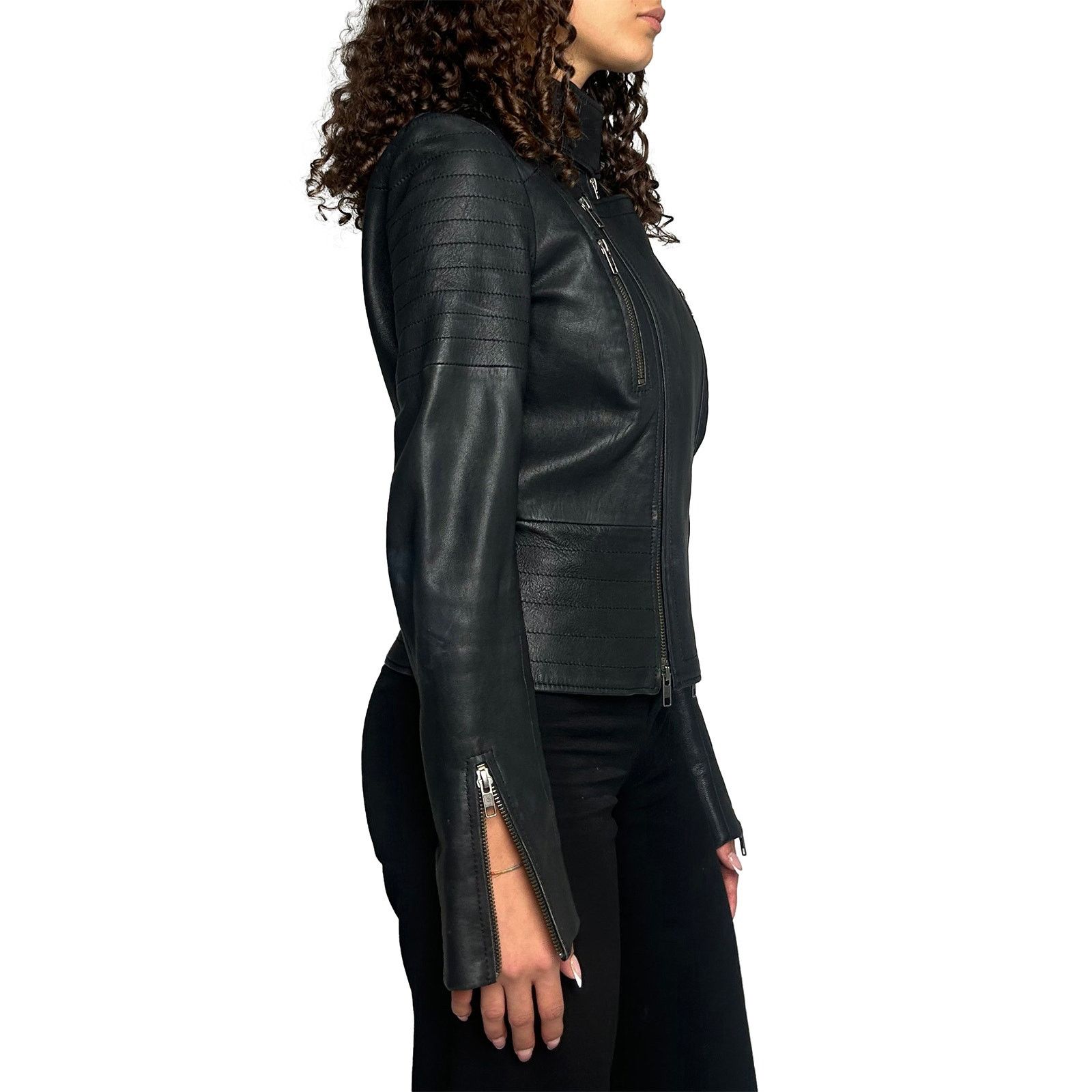 Scanlan Theodore Black leather jacket Size S / US 4 / IT 40 - 4 Thumbnail