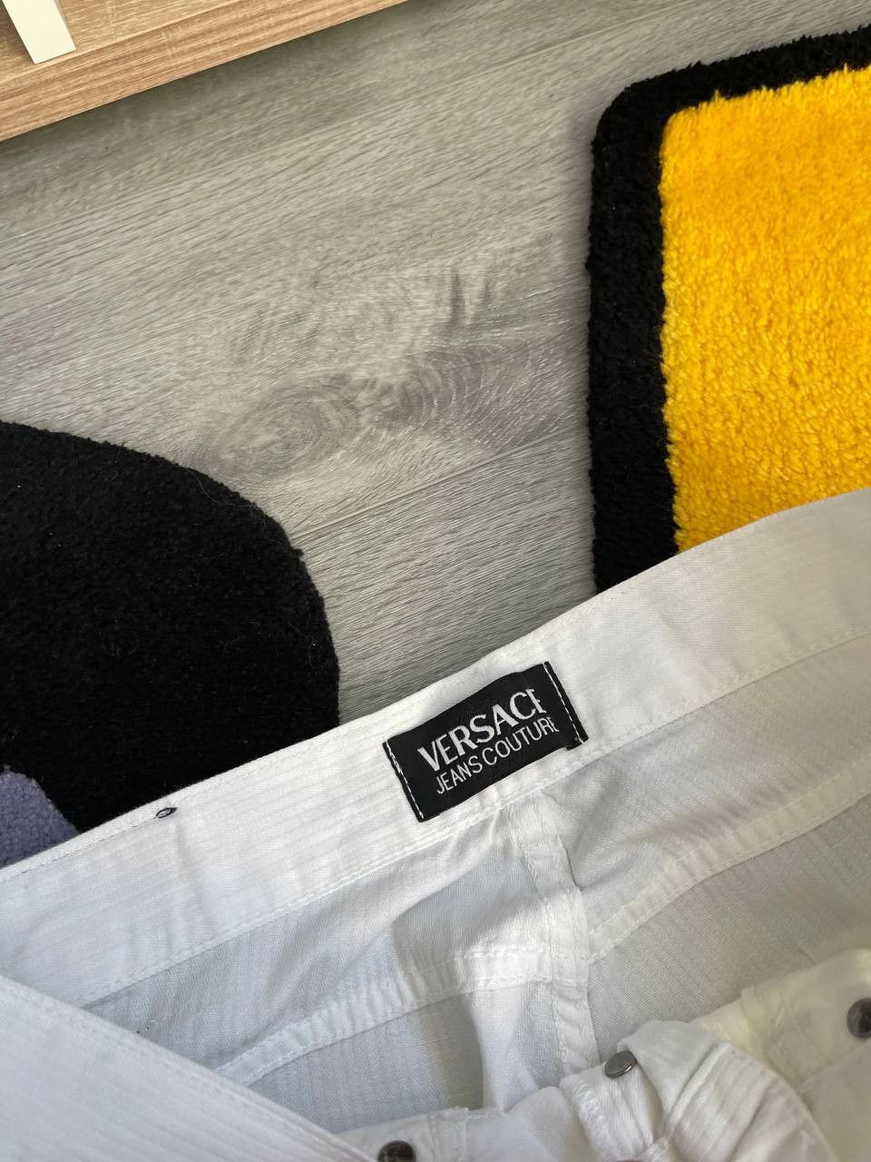 Streetwear × Versace × Vintage versace rare basic velvet classic pants Size US 33 - 15 Thumbnail
