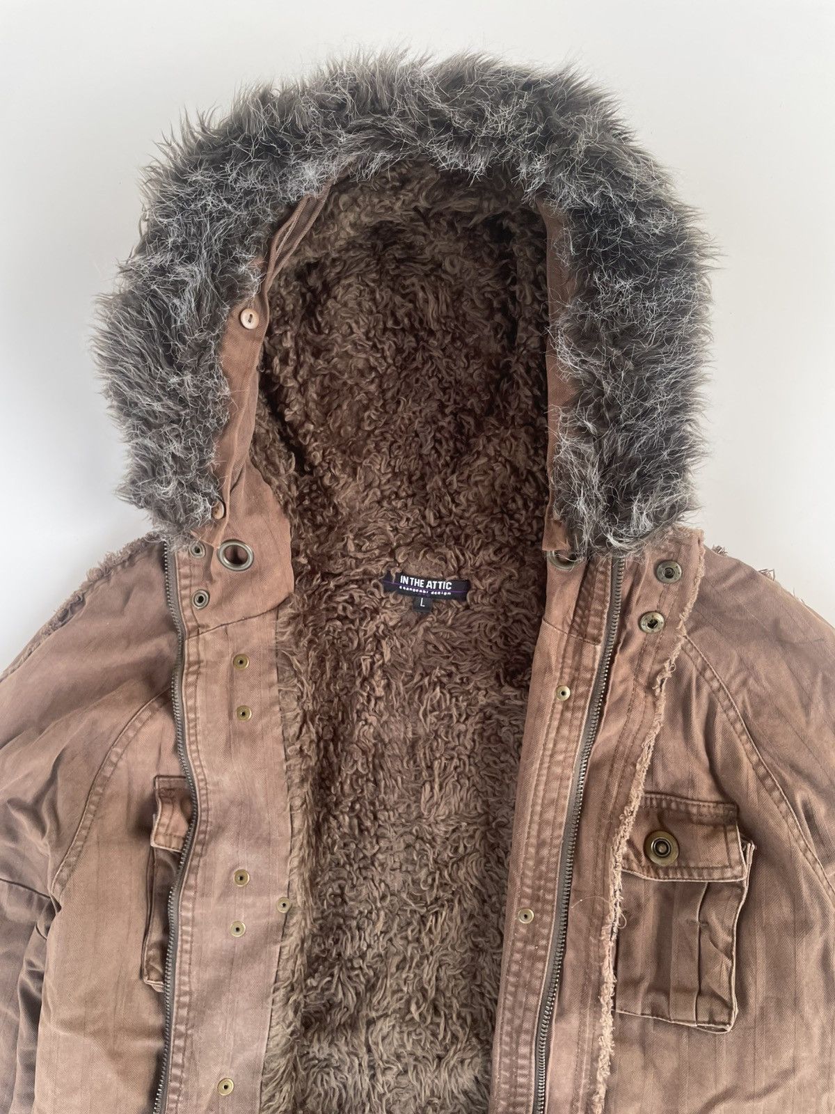 In The Attic In The Attic Hooked Fur Lined Utility Jacket Size US L / EU 52-54 / 3 - 8 Thumbnail