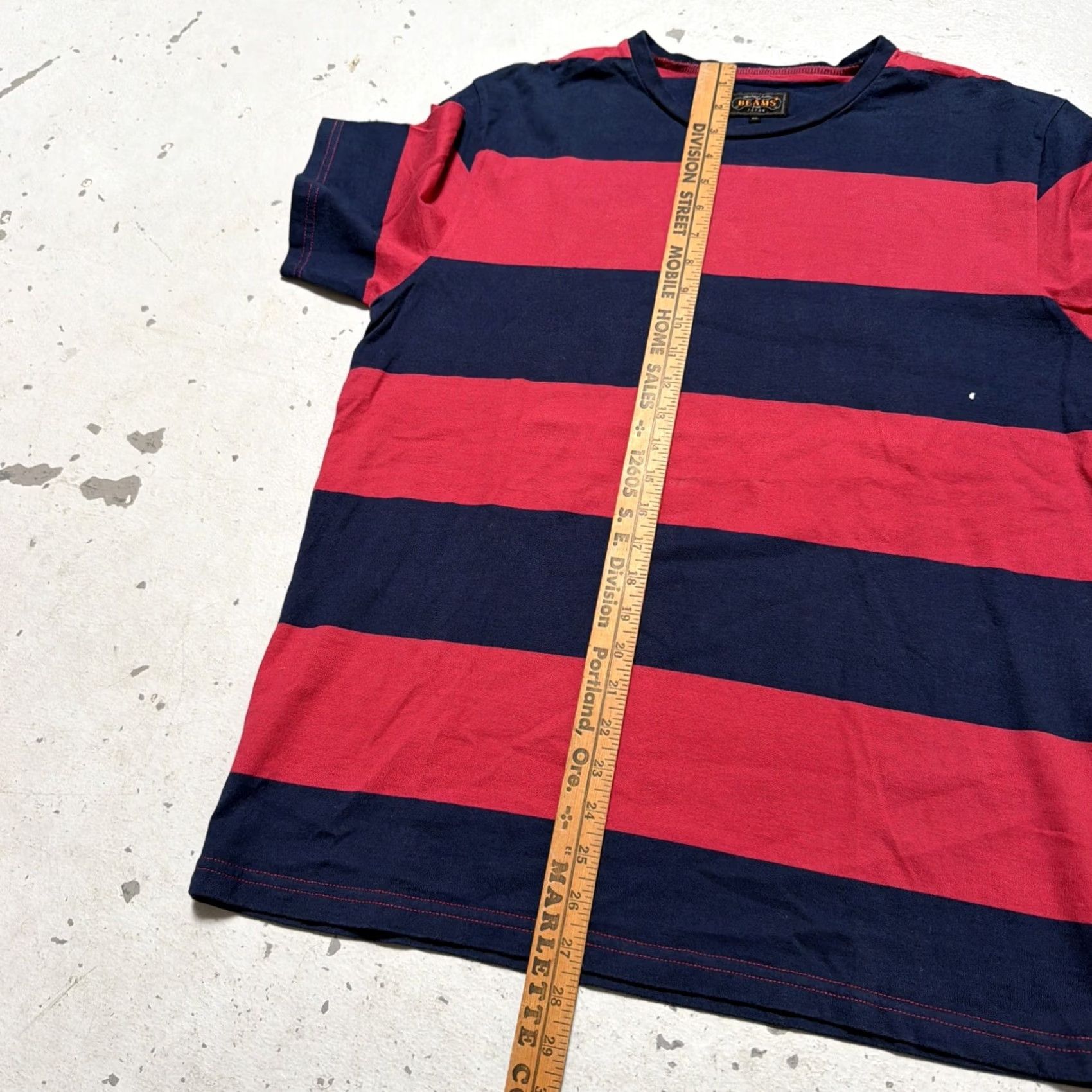 Beams Plus Beams Plus Vintage Style Border Stripe Skate Surf T-Shirt XL Japan Size US XL / EU 56 / 4 - 3 Thumbnail