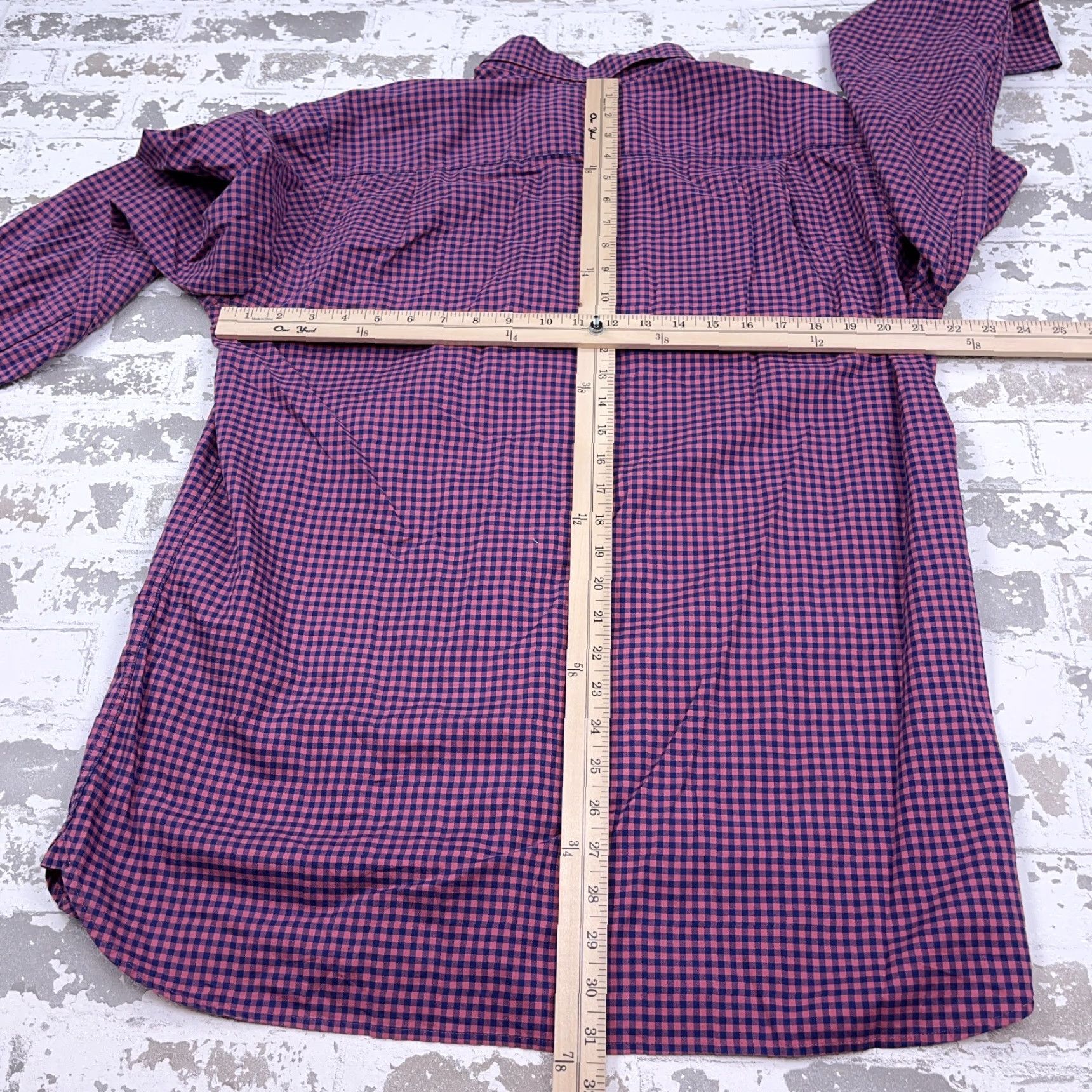 Southern Tide Southern Tide Flannel Shirt Men L Pink Blue Button-Up Gingham Classic Fit Size US L / EU 52-54 / 3 - 7 Thumbnail