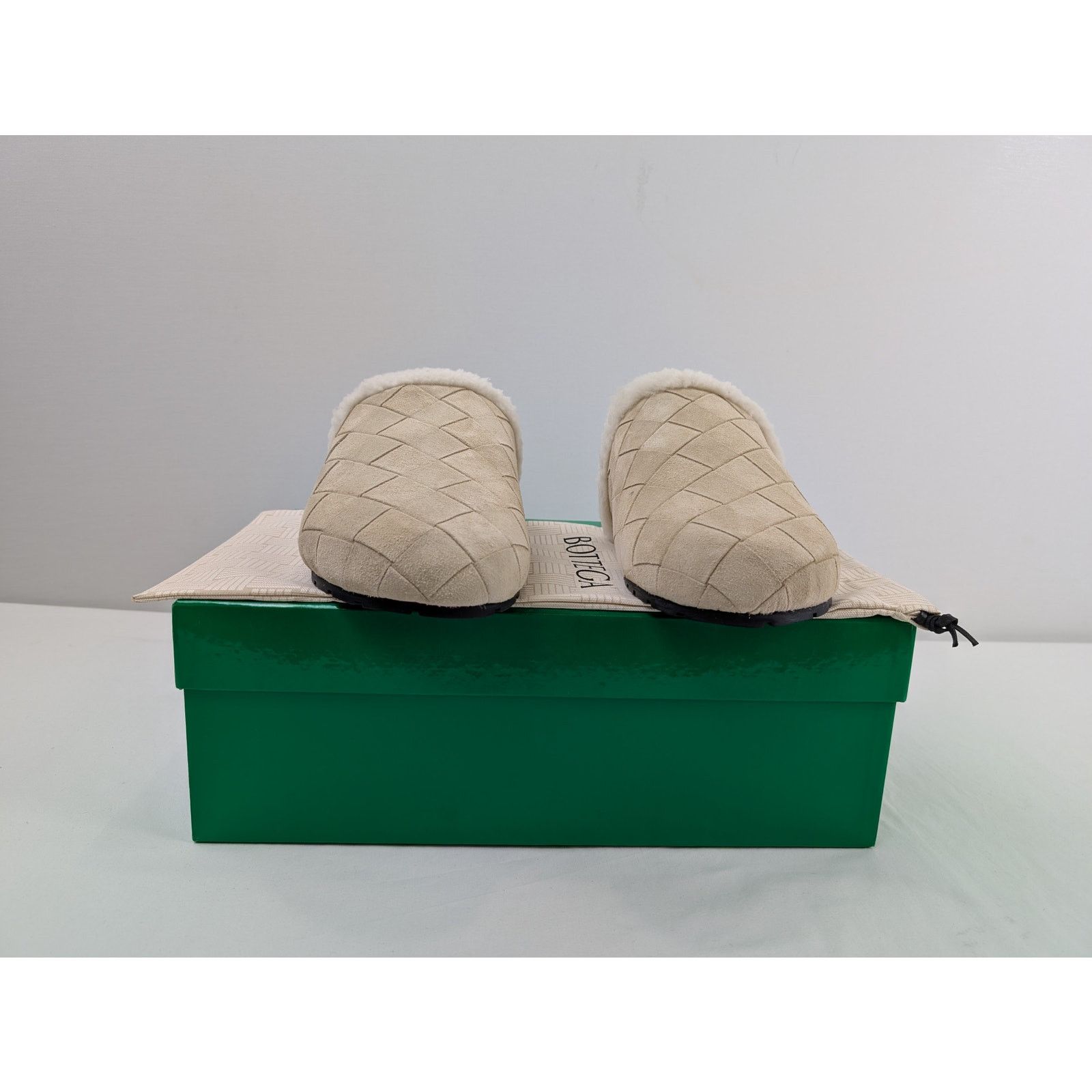 Bottega Veneta o1rshd1 Q:2 / Reggie Slipper Mule in Beige Size US 11 / EU 44 - 12 Thumbnail