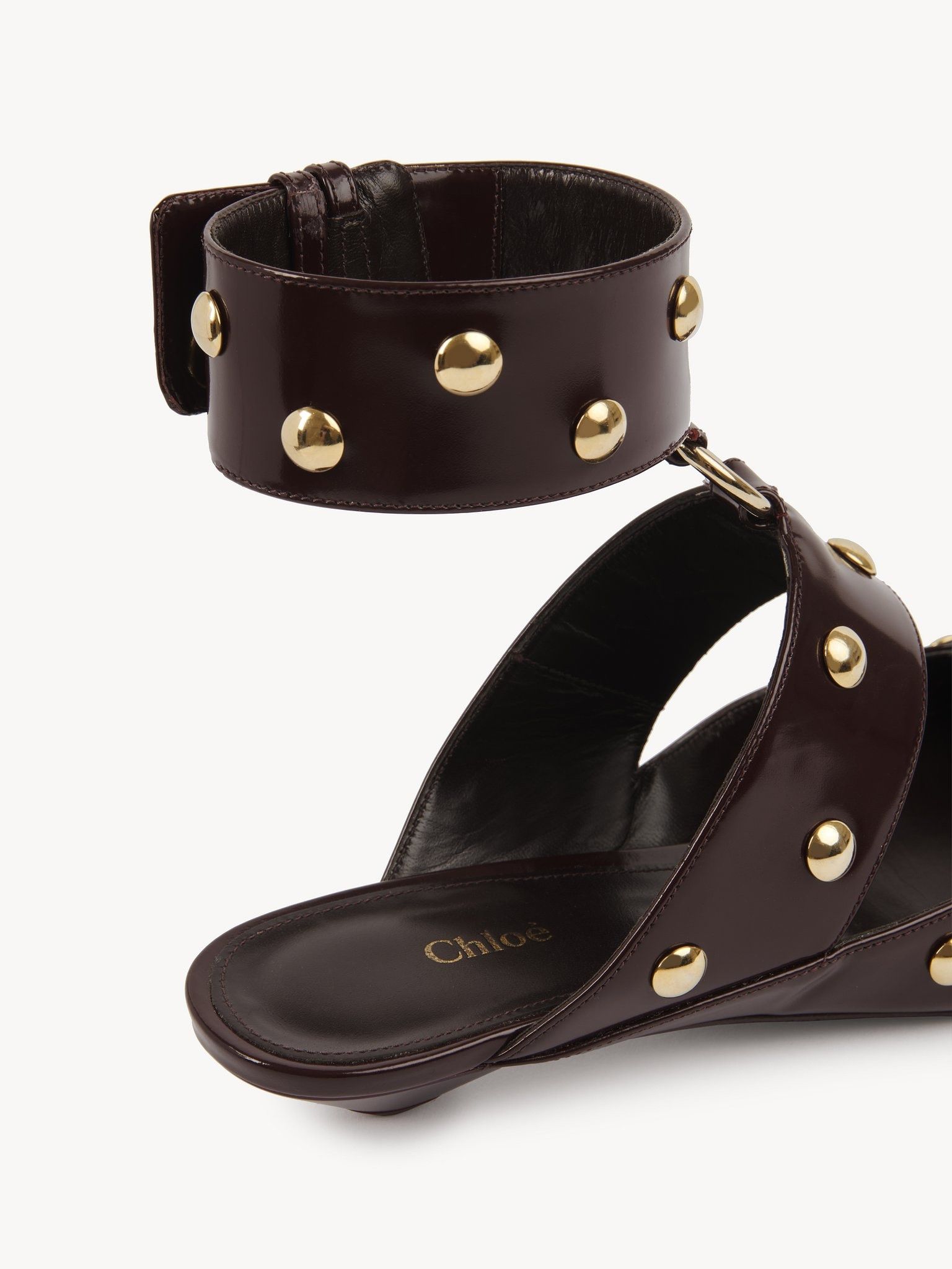 Chloe oc11z0525 Jade Sandals in Dark Brown Size US 9 / IT 39 - 6 Thumbnail