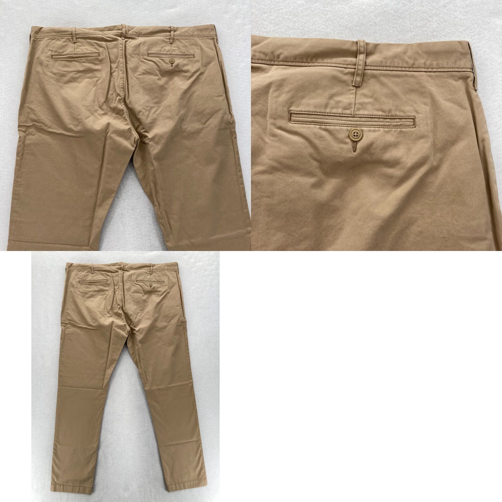 J.Crew J.Crew 484 Chino Pants Mens 44x34 Slim Straight Beige Khaki Preppy Casual Size US 44 / EU 60 - 9 Thumbnail