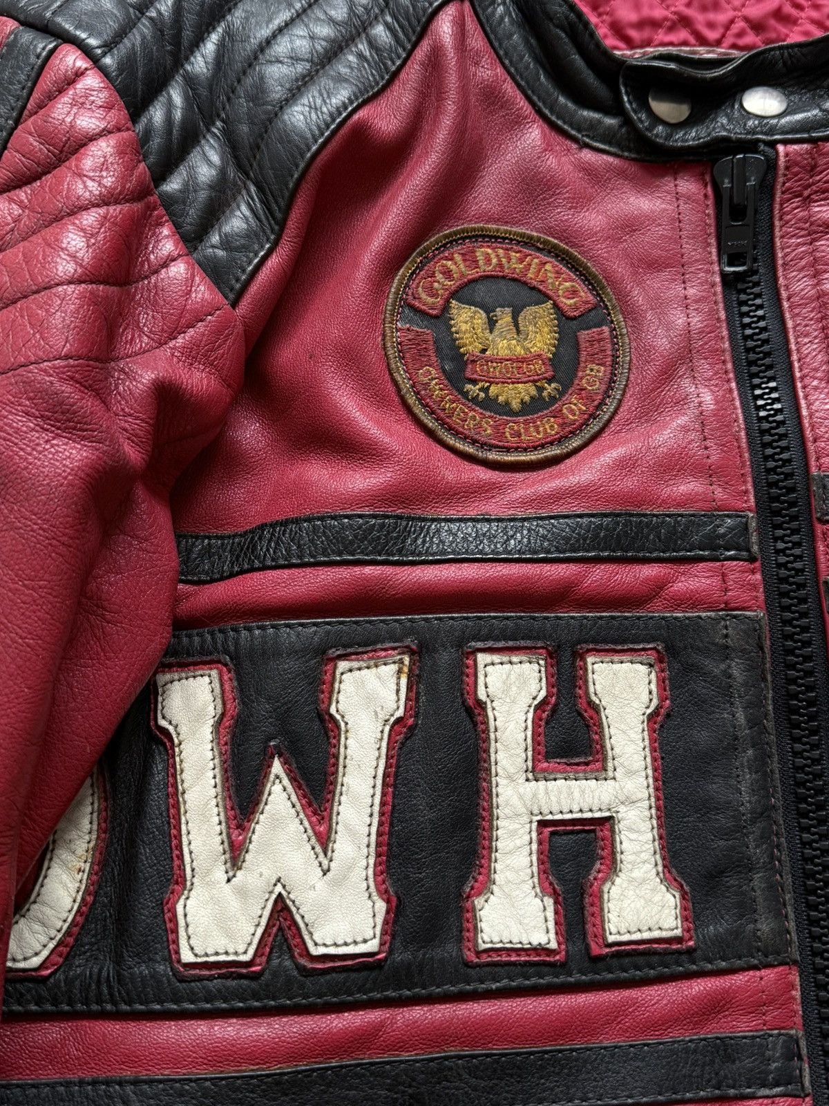 Honda Vintage 90s Honda Racing Leather Jacket Size US M / EU 48-50 / 2 - 7 Thumbnail