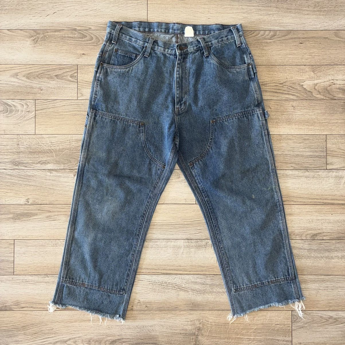 Other vintage sample bear double knee carpenter jeans Size US 34 / EU 50 - 1 Thumbnail