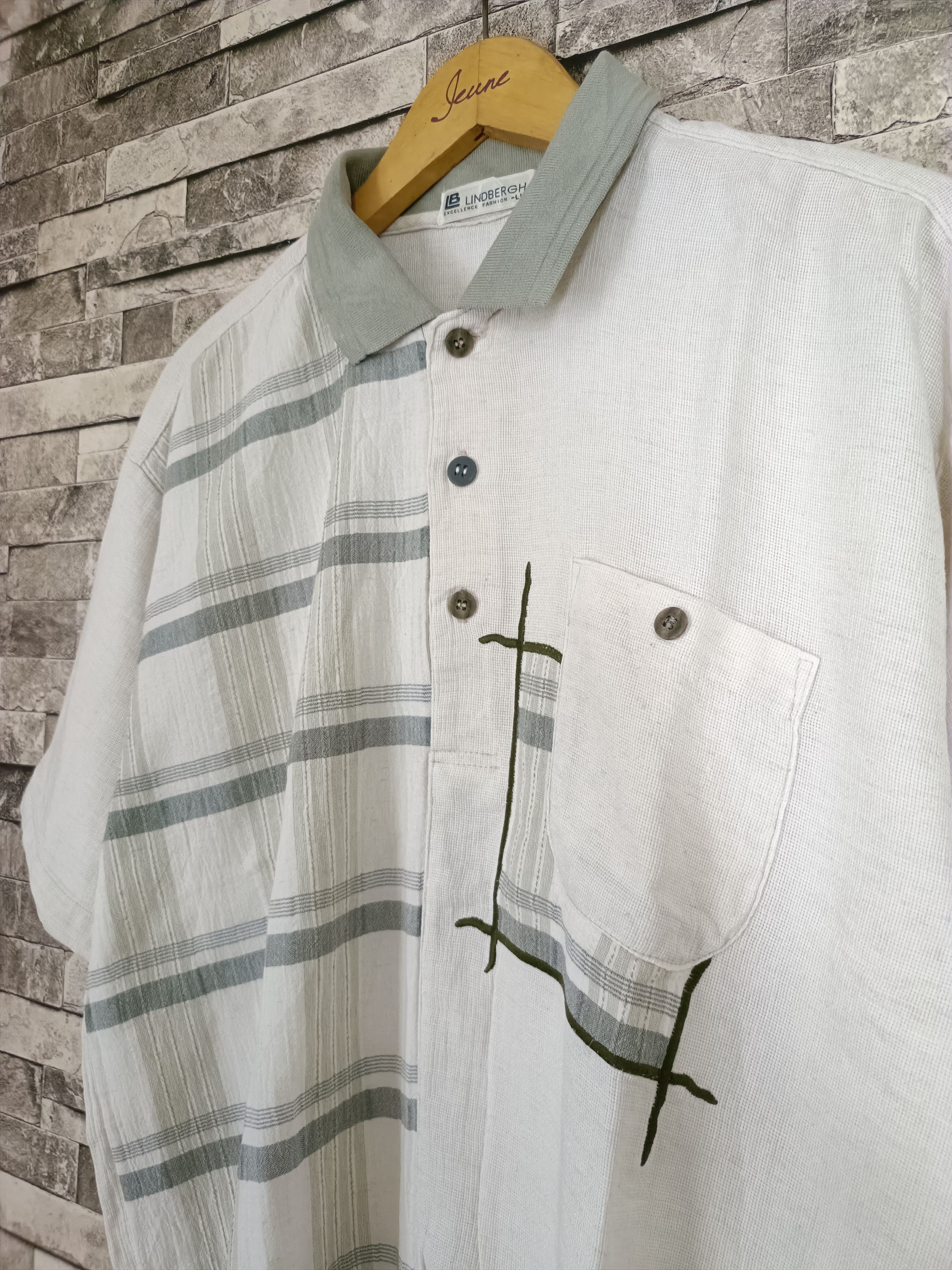 Lindbergh Vintage Lindbergh boxy polo shirt Size US XL / EU 56 / 4 - 2 Thumbnail