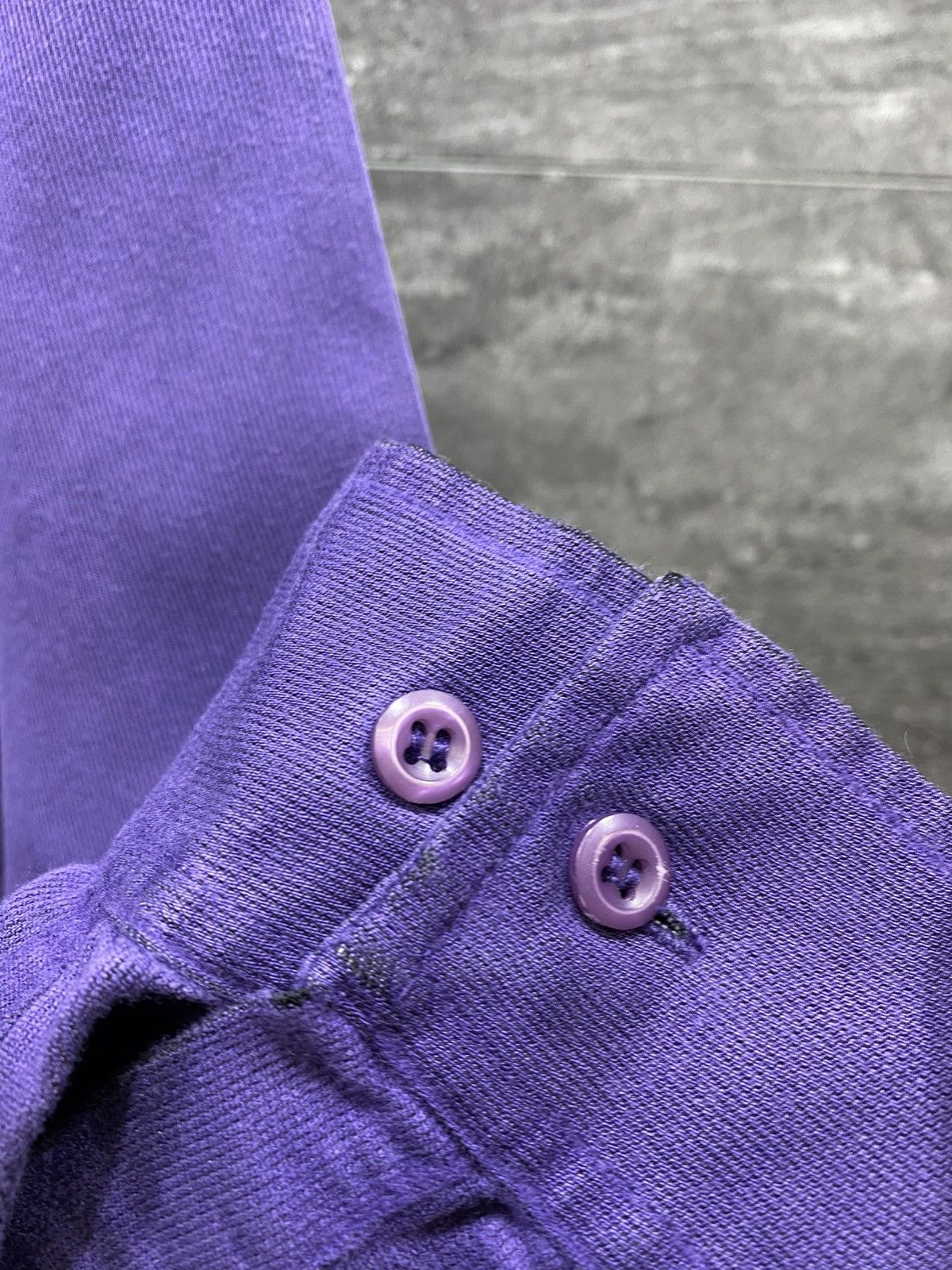 Yves Saint Laurent Vintage Yves Saint Laurent YSL Purple Button Up Shirt Size US XXL / EU 58 / 5 - 5 Thumbnail