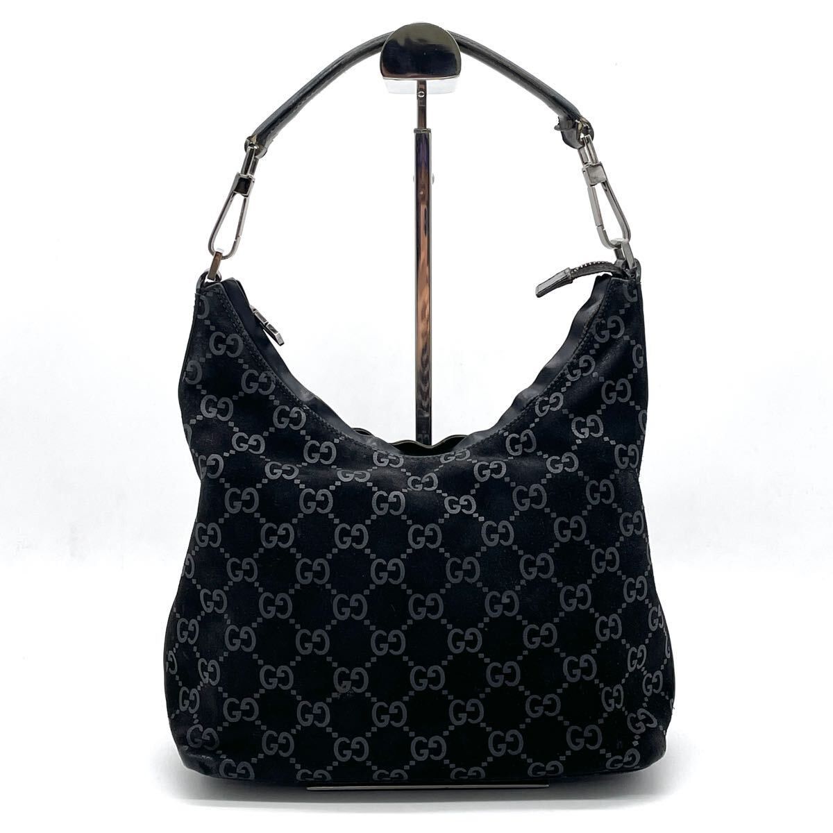 Gucci Tom Ford Era Suede GG Monogram Hobo Bag