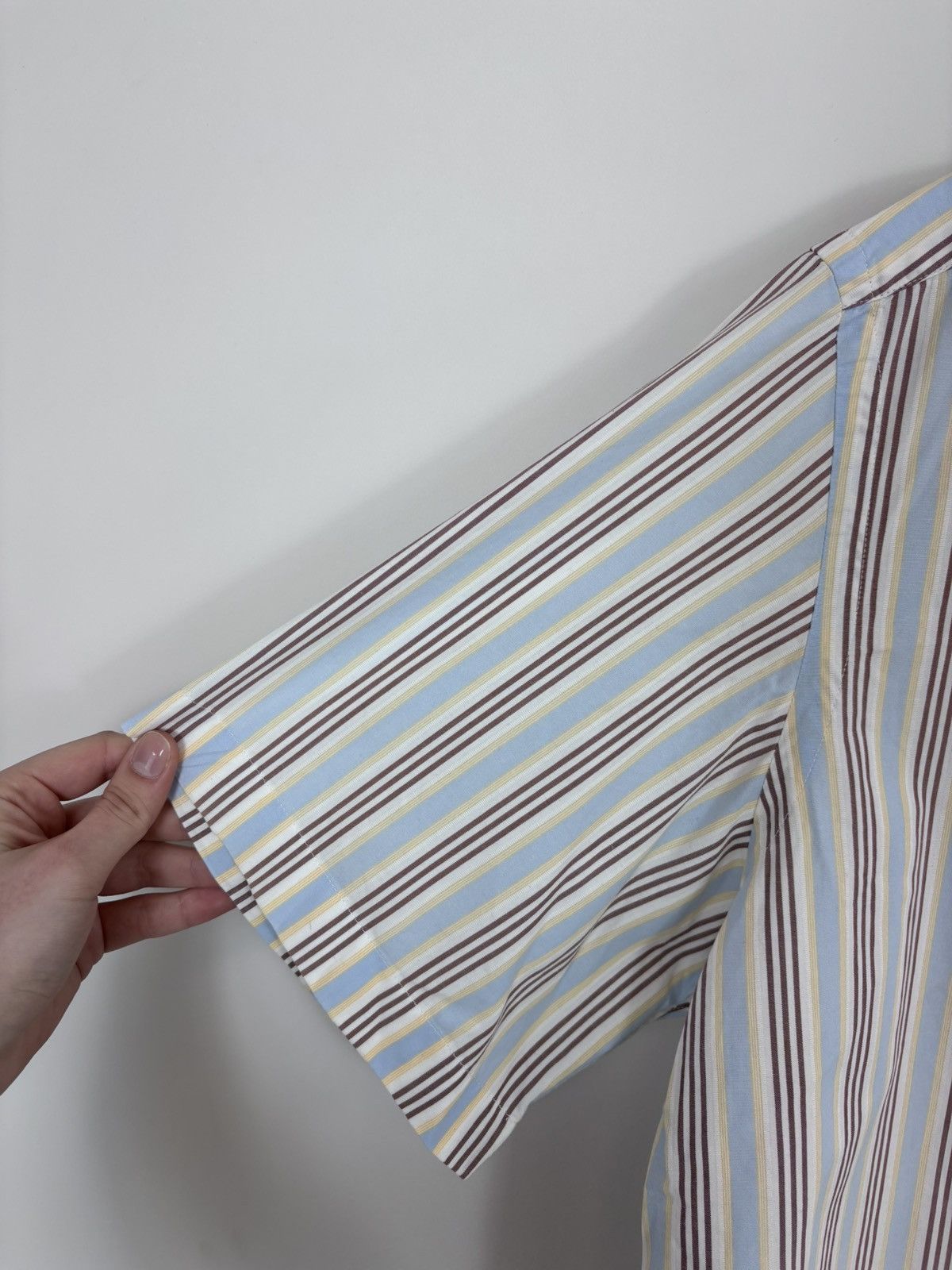 Just Cavalli Just Cavalli Race Vintage Men’s Striped Short Sleeve Shirt Size US L / EU 52-54 / 3 - 10 Thumbnail