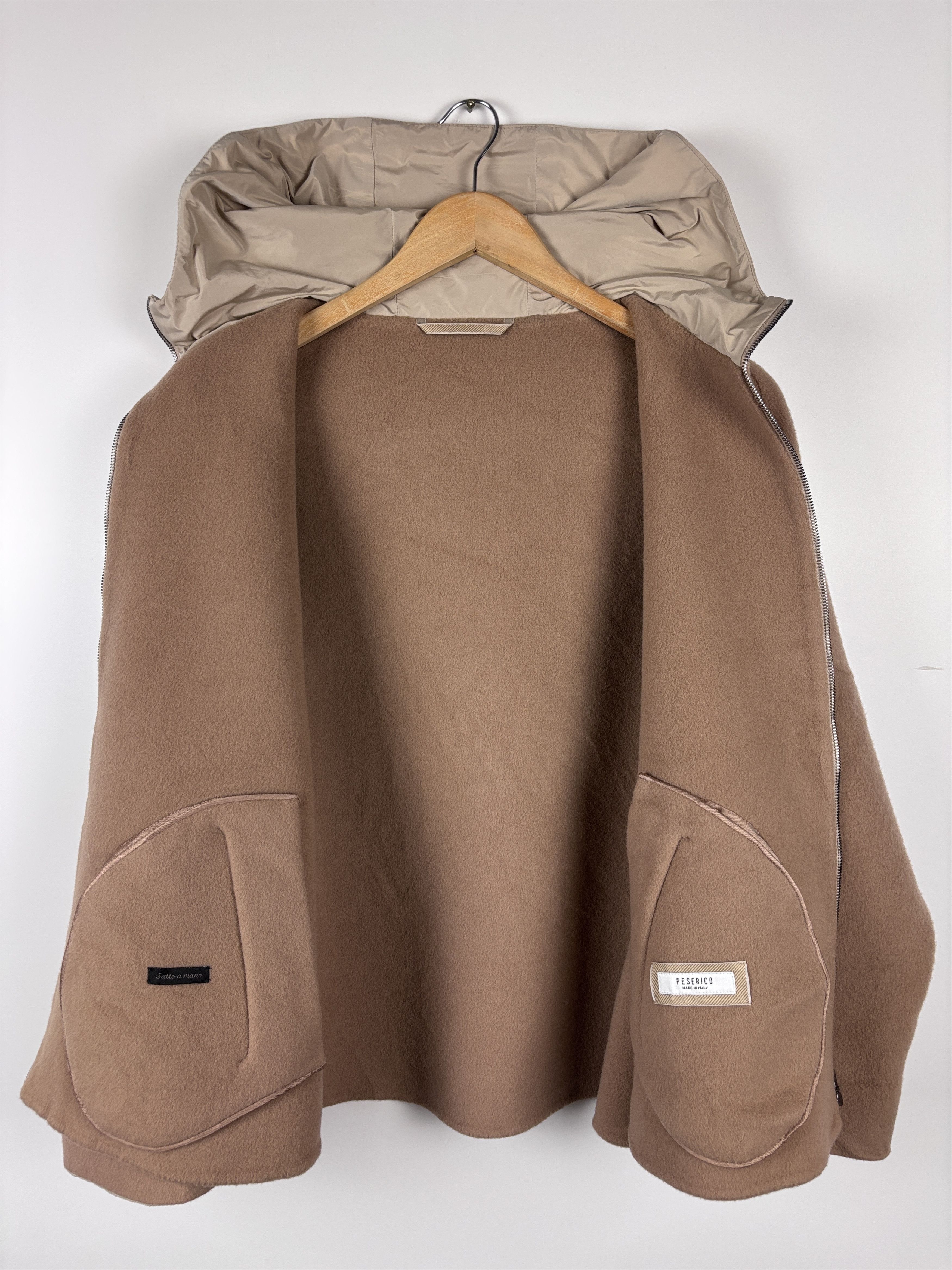 Peserico Womens Peserico Wool Cashmere Jacket Coat Brown Size 40 Size S / US 4 / IT 40 - 9 Thumbnail