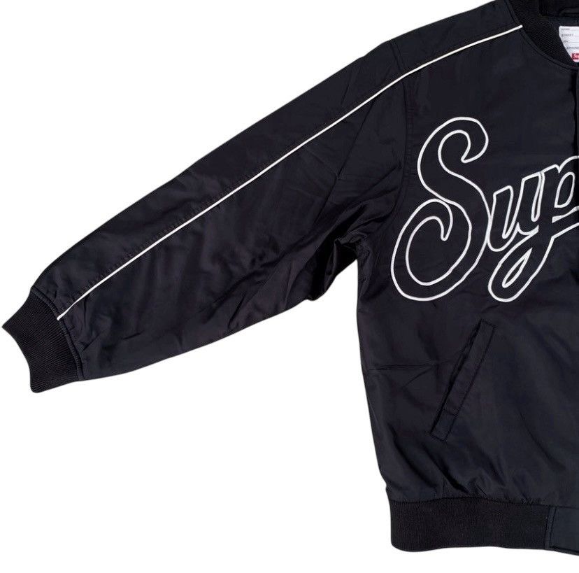 Supreme FW20 Supreme Contrast Script Varsity Jacket Size US XL / EU 56 / 4 - 3 Thumbnail
