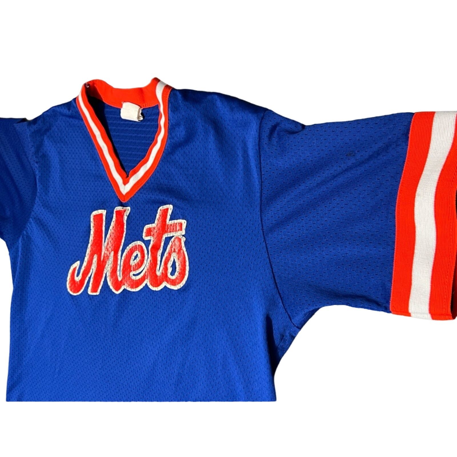 Majestic Vintage 70’s New York Mets Jersey Mens XL Made in USA CLEAN Size US XL / EU 56 / 4 - 2 Thumbnail