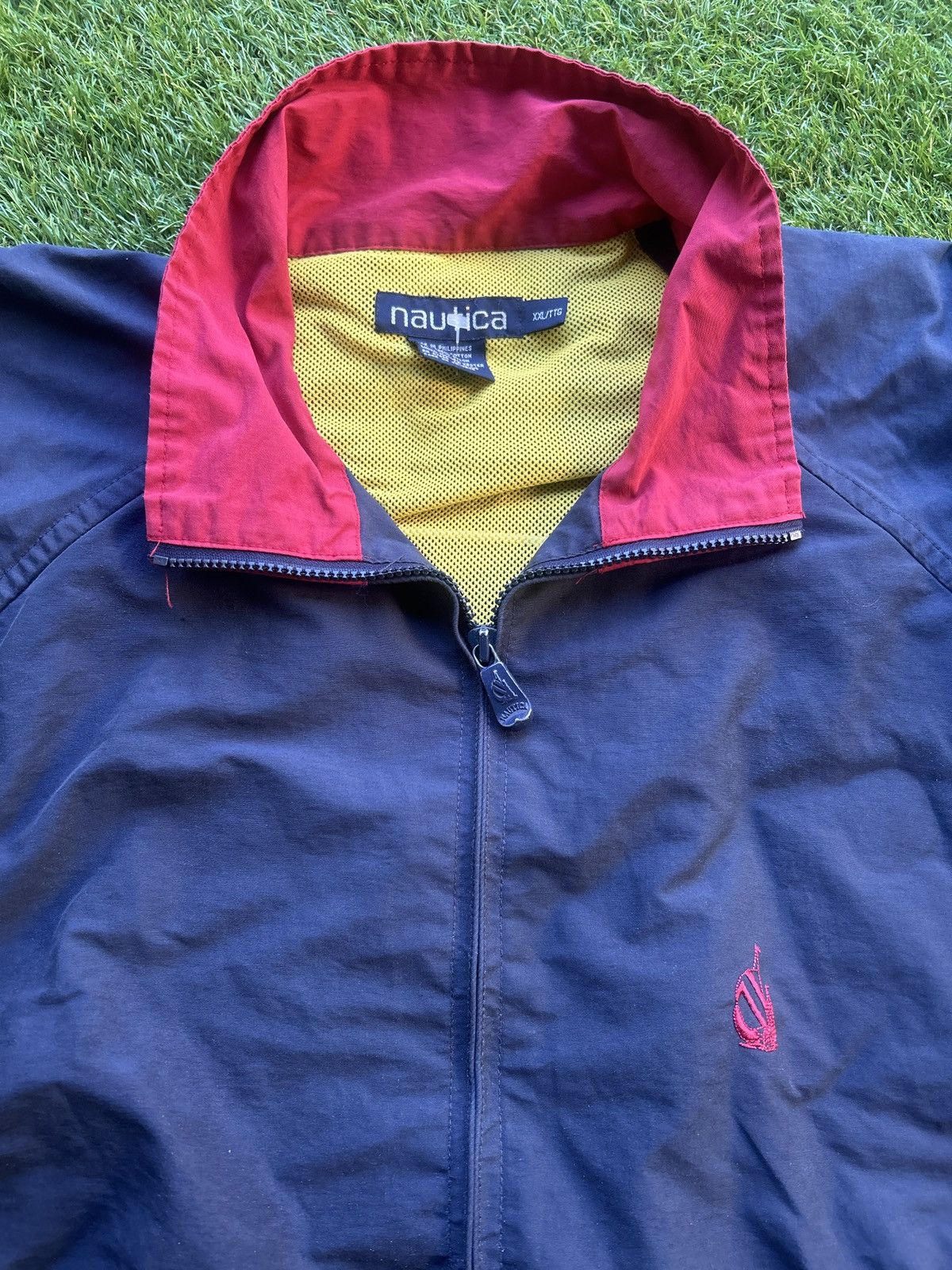 Nautica Vintage 90’s Nautica Flag Back Windbreaker Jacket Size US XXL / EU 58 / 5 - 3 Thumbnail