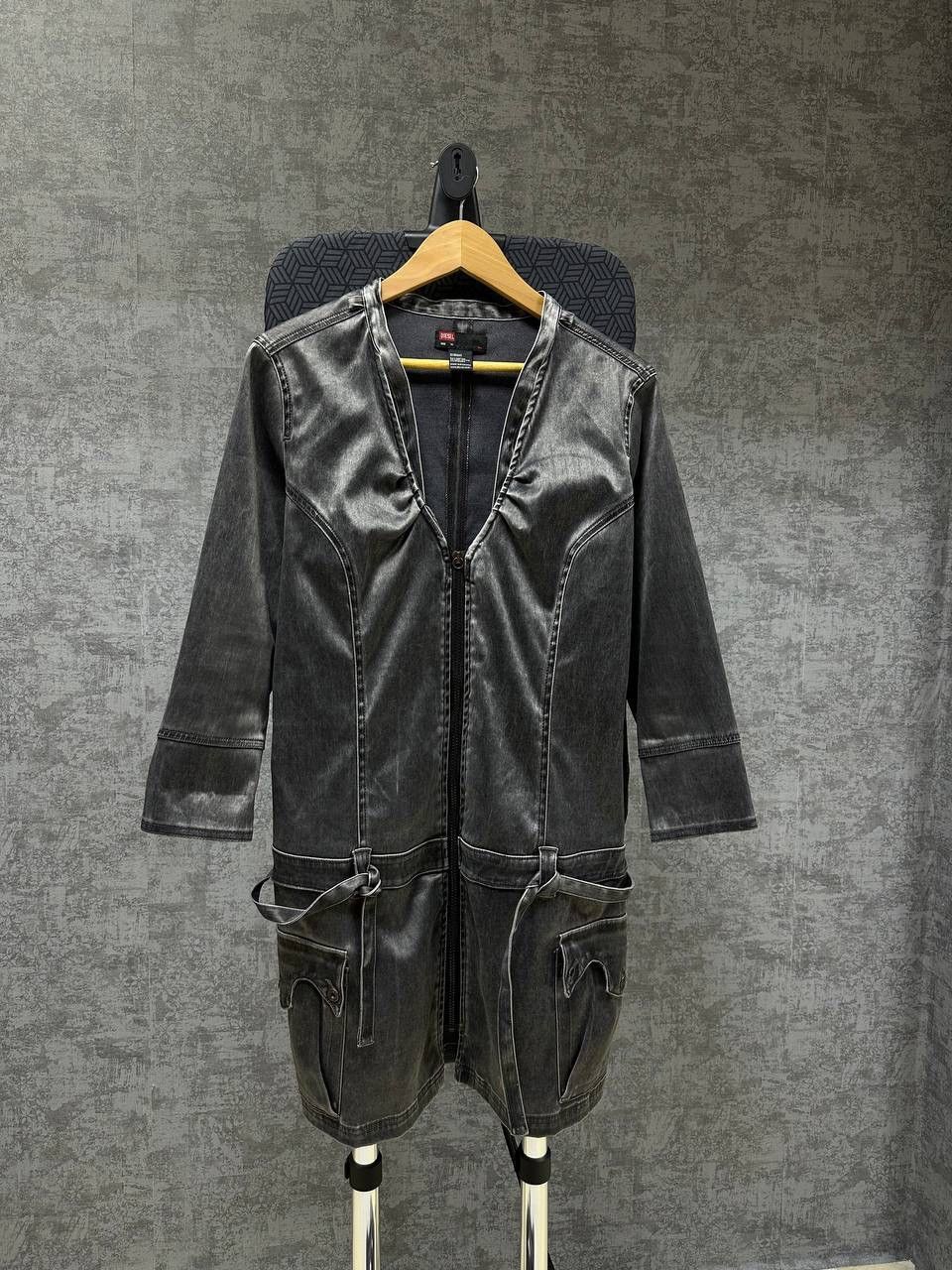 Diesel × Vintage Vintage Diesel Avant Garde Gray Women Dress Size XL / US 12-14 / IT 48-50 - 1 Thumbnail