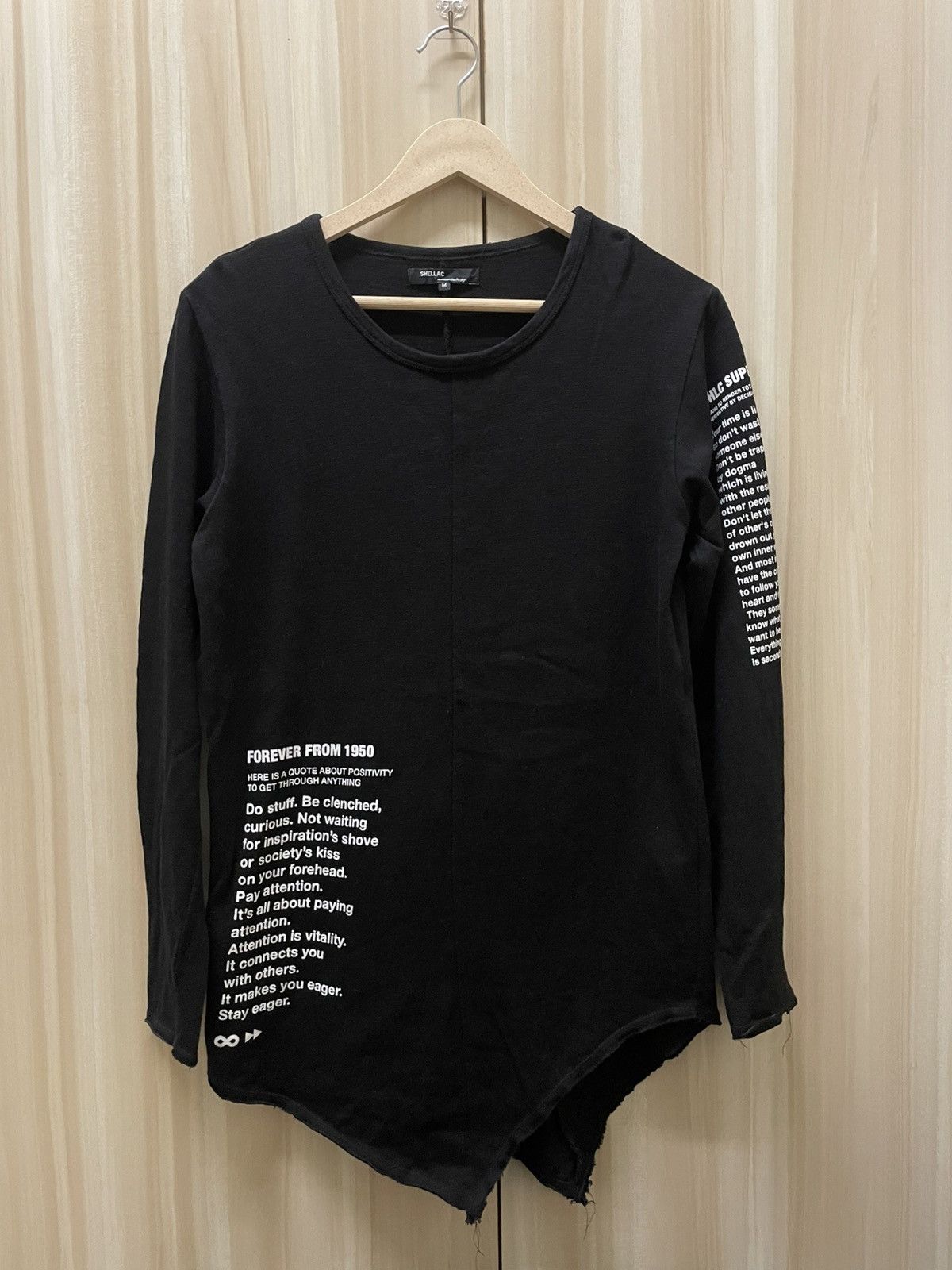 SHELLAC × semantic design Asymmetry Top semanticdesign Shellac x Semantic Design Asymmetric Long Sleeve