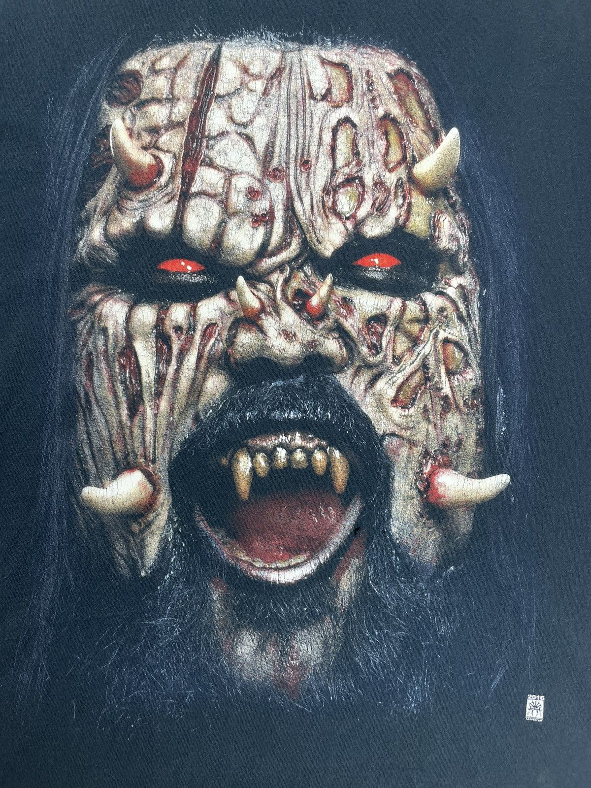 Band Tees × Vintage Vintage Lordi Monstereophonic Rock Band Tee T shirt Size US L / EU 52-54 / 3 - 4 Thumbnail
