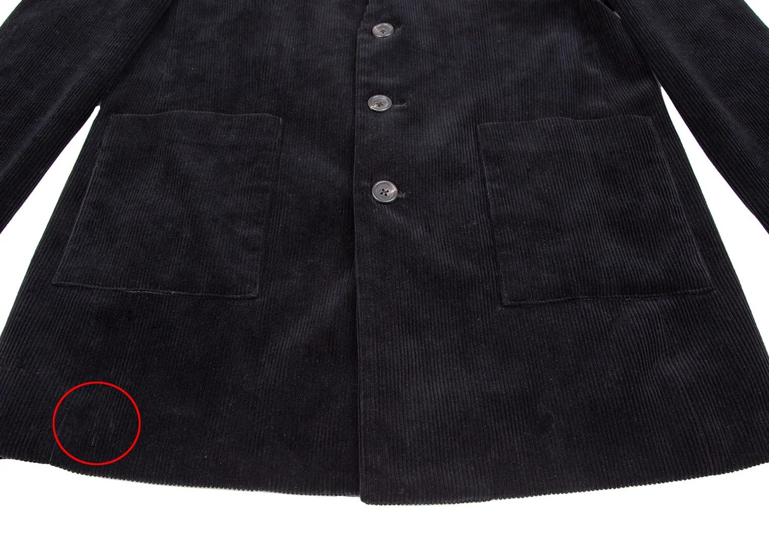 Yohji Yamamoto Yohji Yamamoto Cotton Corduroy Jacket Black M Size US M / EU 48-50 / 2 - 8 Thumbnail