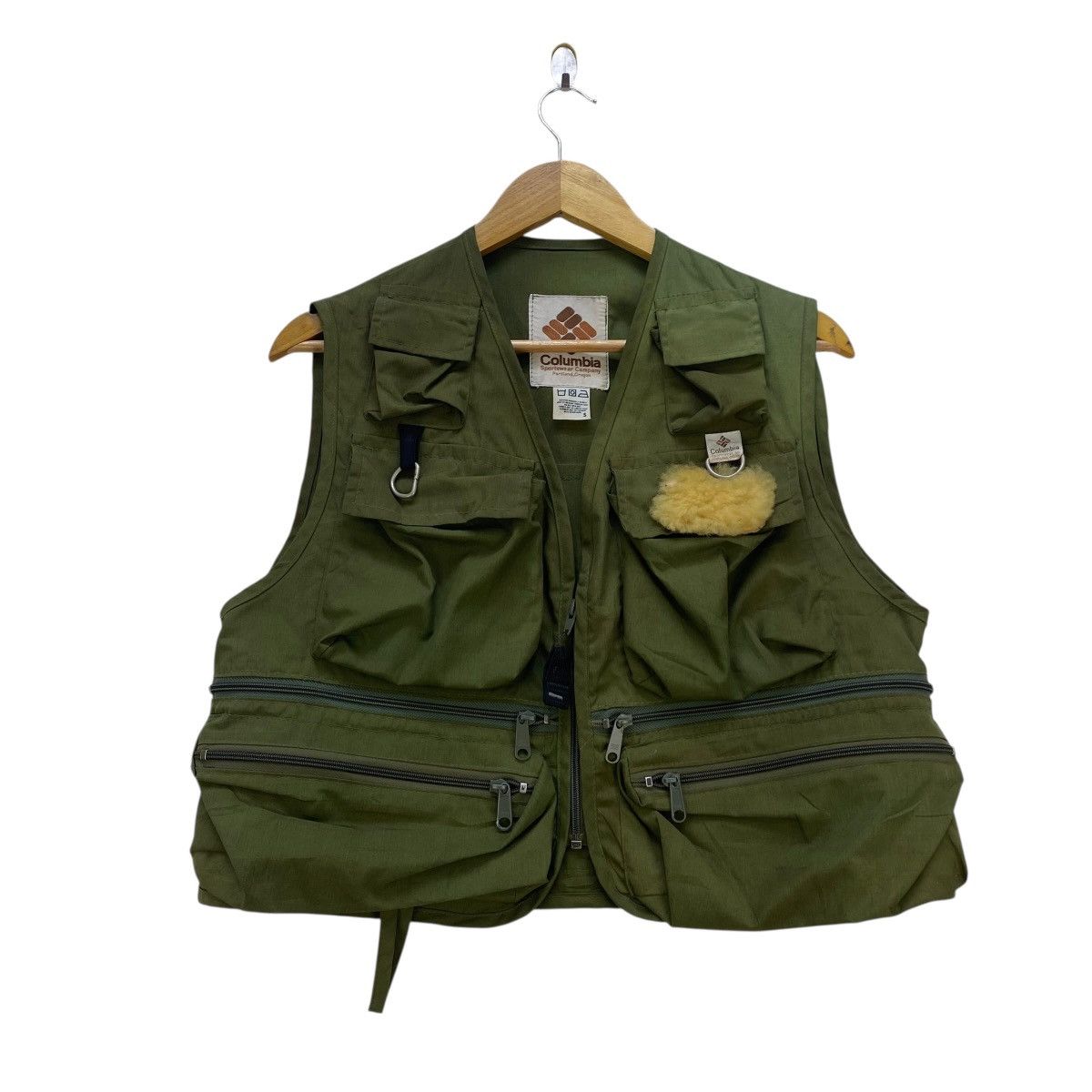 Columbia 💥Vintage Faded Columbia Multi Pocket Vest Size US M / EU 48-50 / 2 - 1 Thumbnail