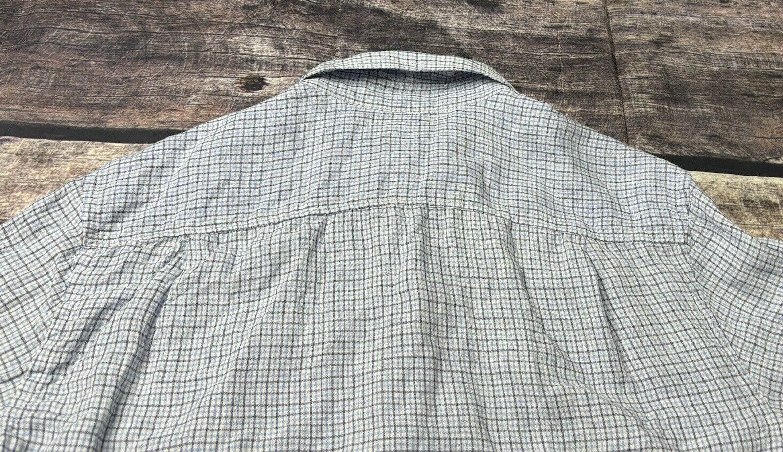Black Brown 1826 Black Brown 1826 Linen Shirt Men's Large Plaid Blue Size US L / EU 52-54 / 3 - 7 Thumbnail