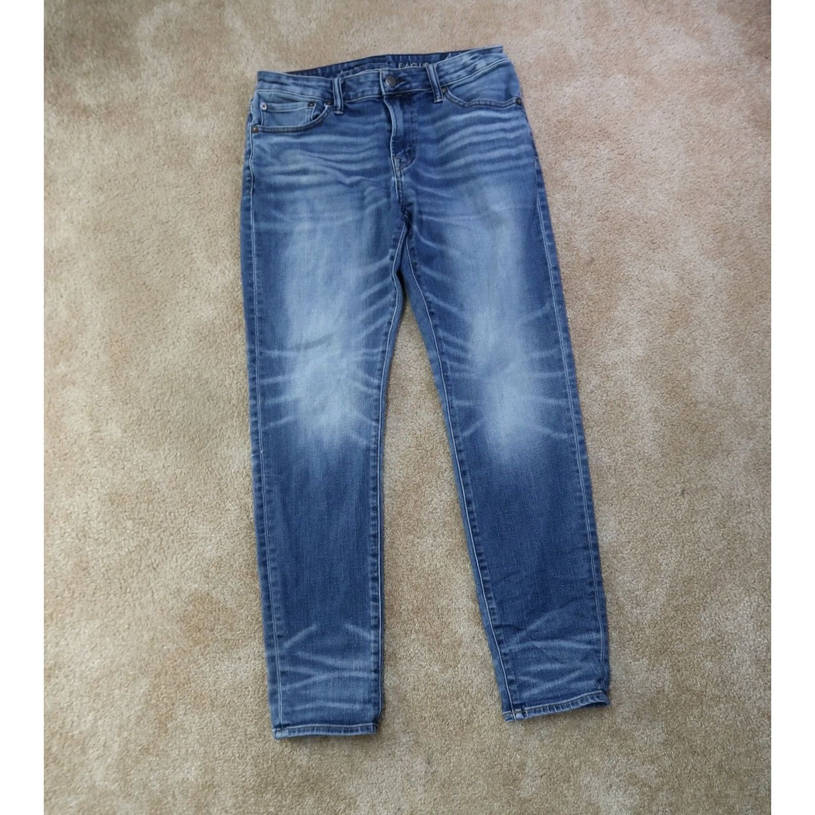 American Eagle Outfitters American Eagle Outfitters Jeans Athletic Skinny Men 32x32 Blue Denim 5-Pocket Inseam 32 Regular Size Size US 32 / EU 48 - 2 Thumbnail