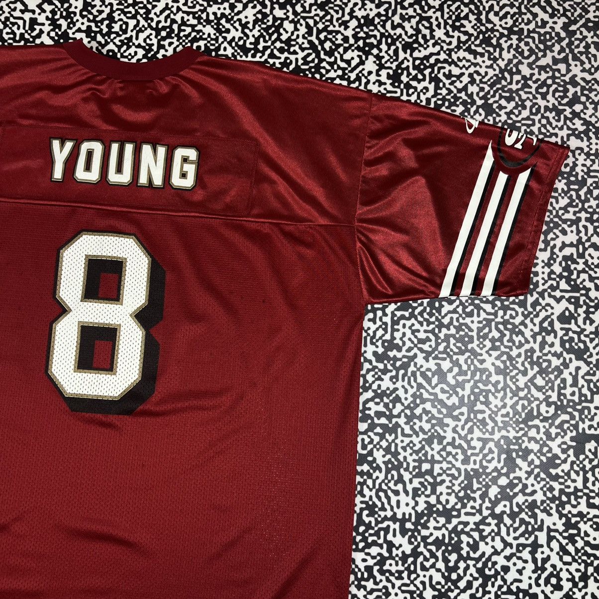 NFL Vintage 90s San Francisco 49 ers Young NFL Jersey Y2K Style Size US XXL / EU 58 / 5 - 7 Thumbnail