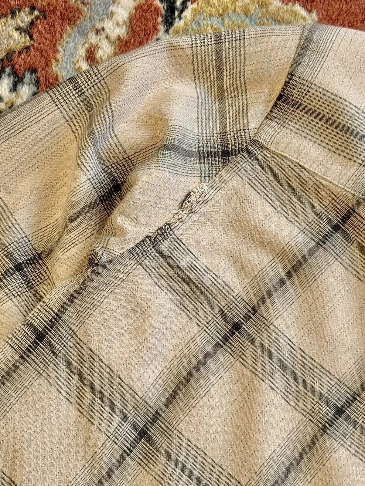 Allsaints Allsaints Flannel Distressed Check Long Sleeve Shirt Size US M / EU 48-50 / 2 - 14 Thumbnail
