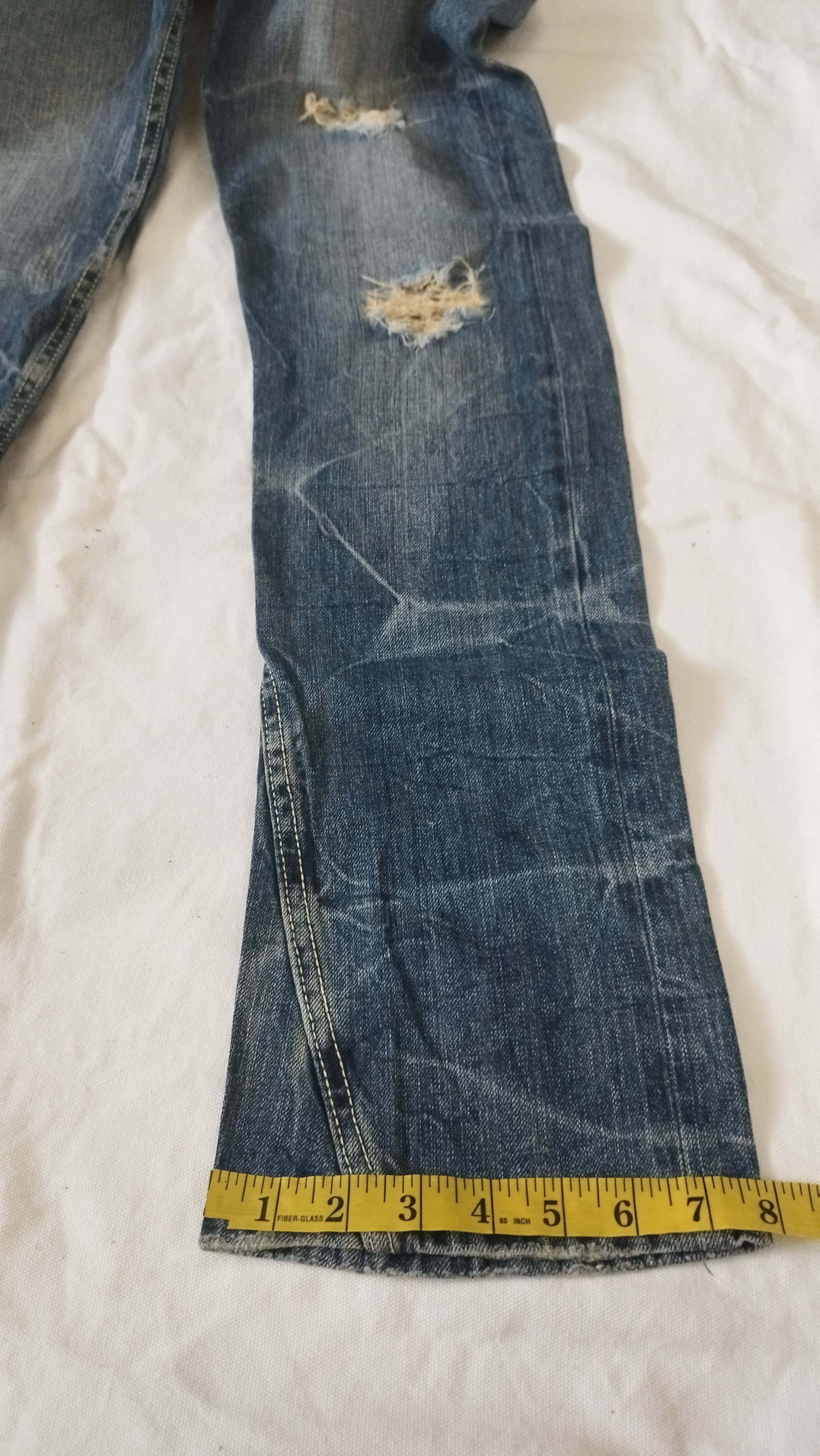 Japanese Brand THEORIA distressed punk design Size US 32 / EU 48 - 15 Thumbnail