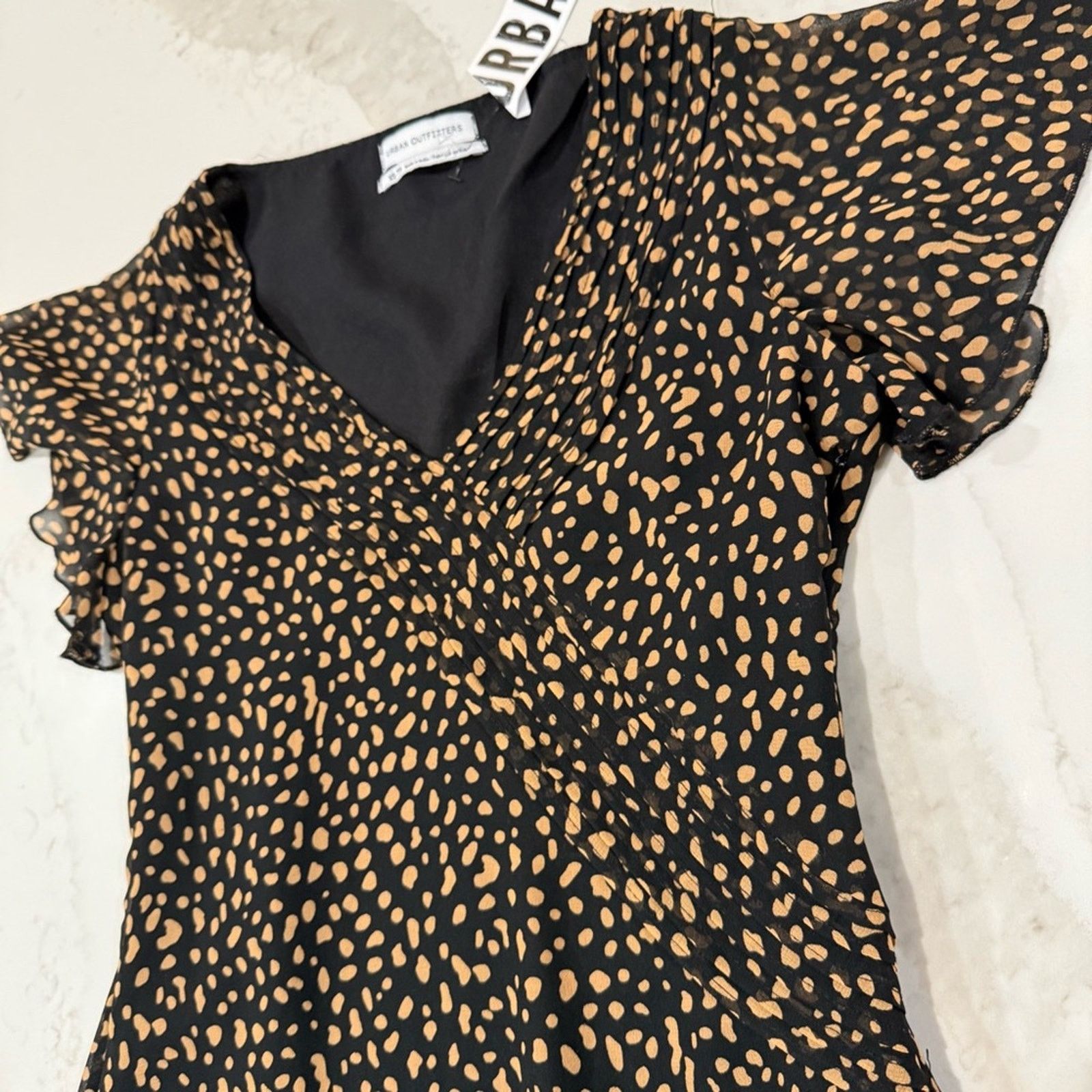 Urban Outfitters Urban Outfitters NWT Rosalee VNeck ALine MiniDress Womens XS Size XS / US 0-2 / IT 36-38 - 12 Thumbnail