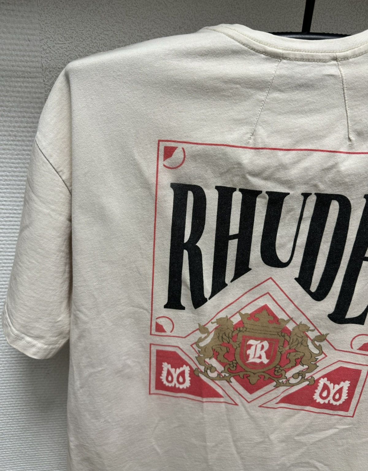 Rhude Rhude big logo t-shirt Xl sz made in usa MADEINUSA Size US XL / EU 56 / 4 - 11 Thumbnail