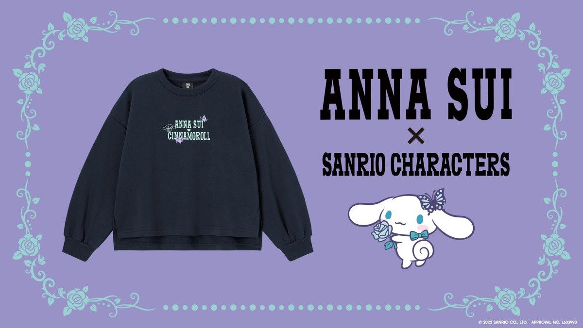 Anime × Anna Sui × GU Anna Sui Cinnamoroll Sweatshirt Size M / US 6-8 / IT 42-44 - 9 Thumbnail