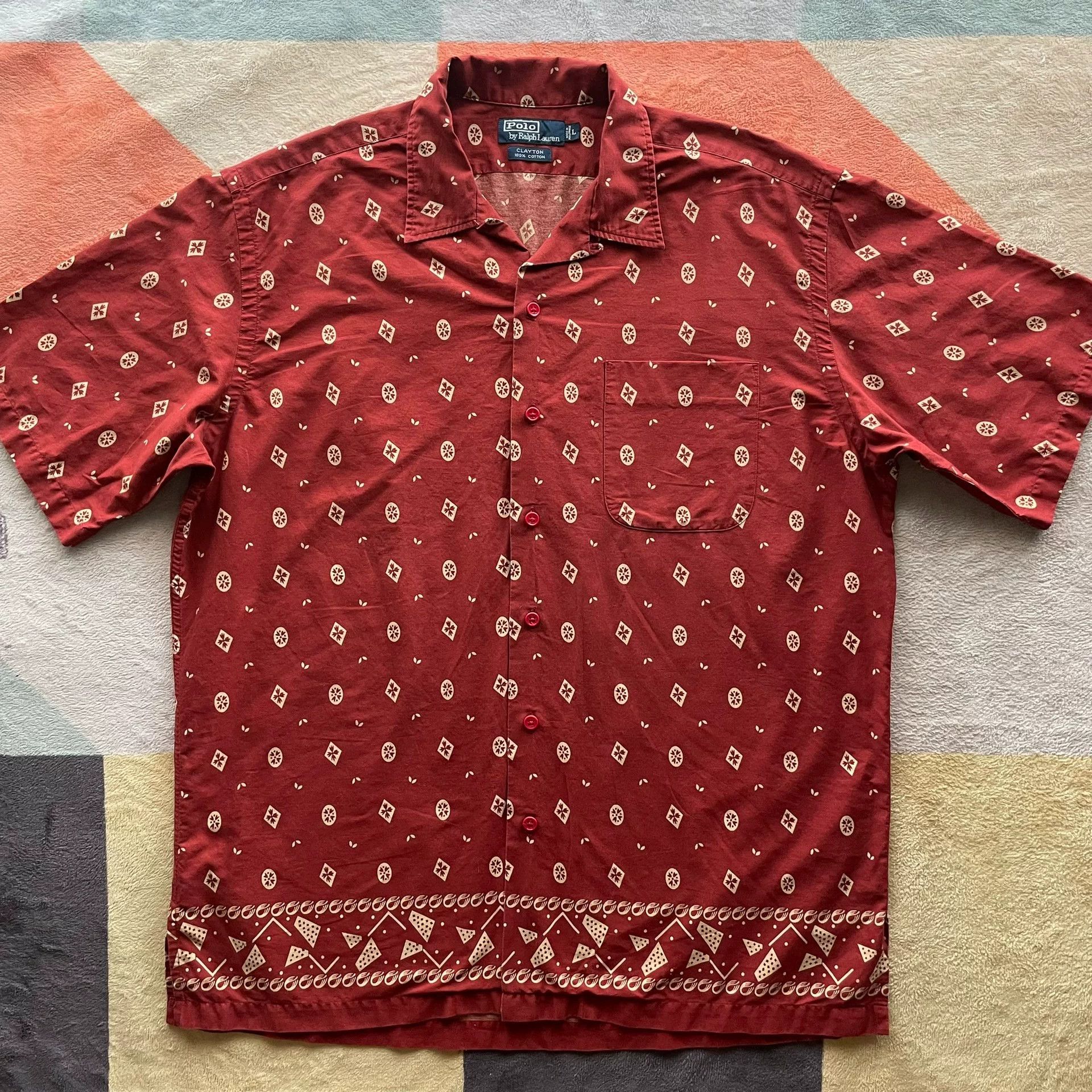 Ralph Lauren Ralph Lauren Red Short-Sleeve Polo Size US L / EU 52-54 / 3 - 1 Thumbnail