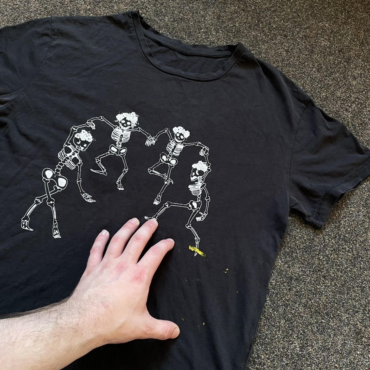 Vintage Vintage 90s Skeleton Graphic Tee Horror Grunge Dark Aestheti Size US M / EU 48-50 / 2 - 4 Thumbnail