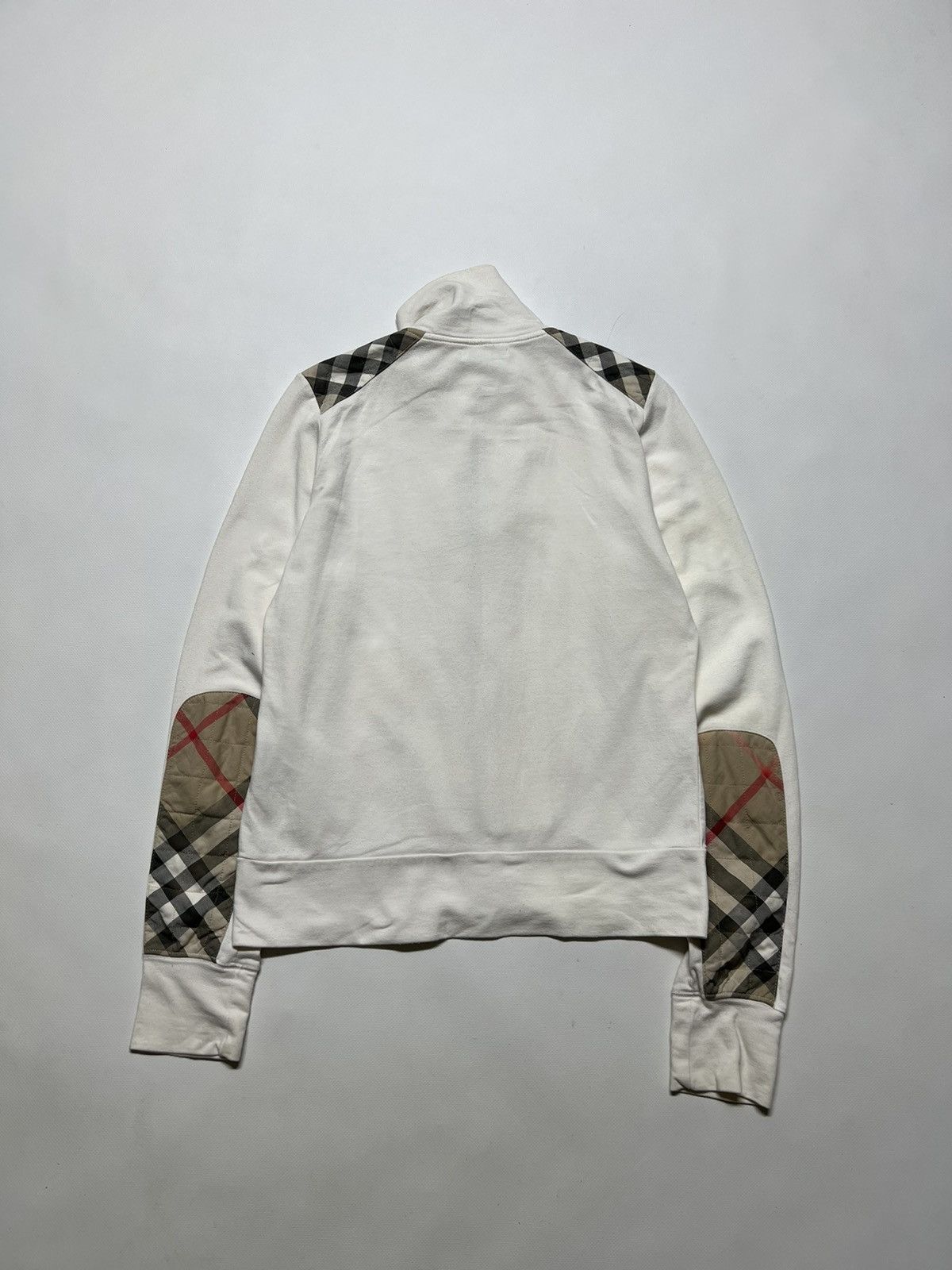 Burberry × Vintage Vintage Y2k Burberry London 🤍 Nova Check Zip Sweatshirt 00’s Size M / US 6-8 / IT 42-44 - 13 Thumbnail