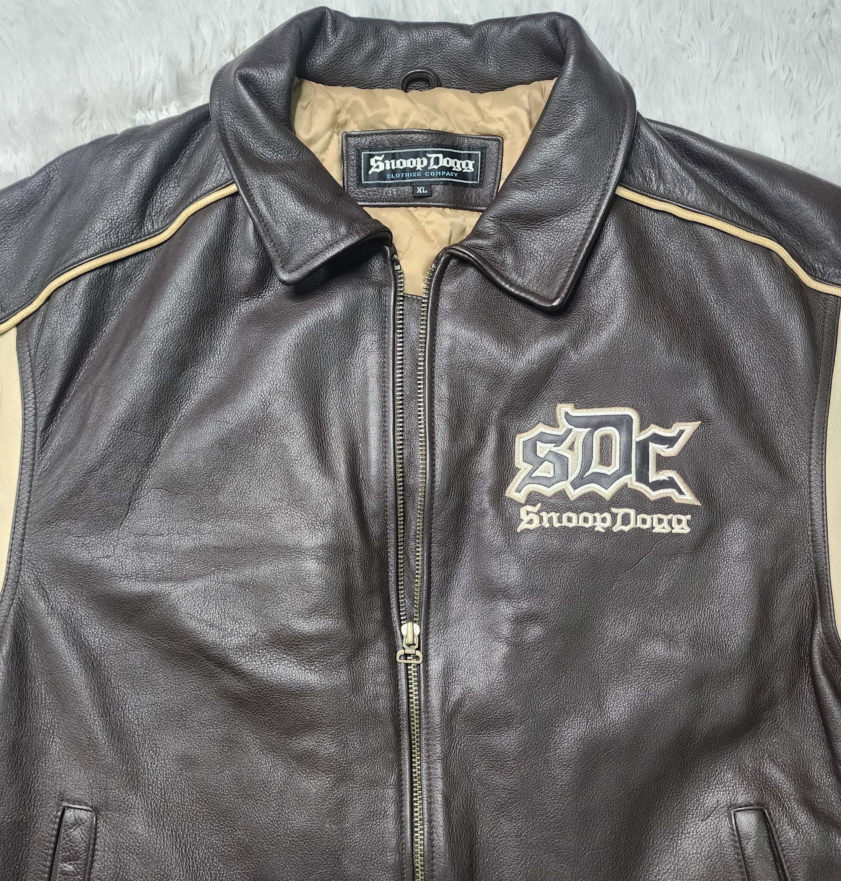 Snoop Dogg Vintage Snoop Dogg clothing company leather jacket Size US XL / EU 56 / 4 - 4 Thumbnail