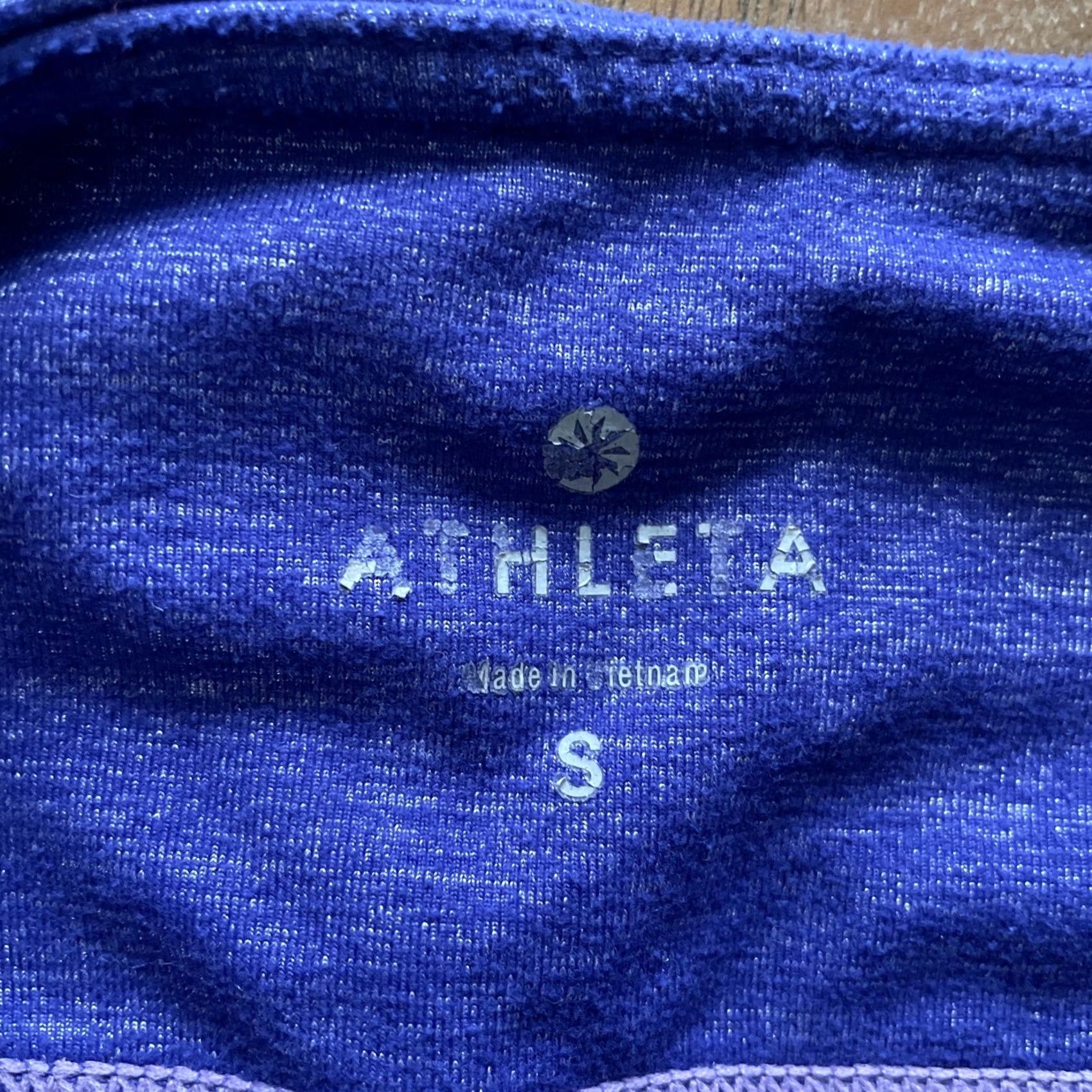 Athleta Athleta Women Small 26x20 Yoga Pants Compression Heathered Purple Cropped Active Size 28" / US 6 / IT 42 - 3 Thumbnail