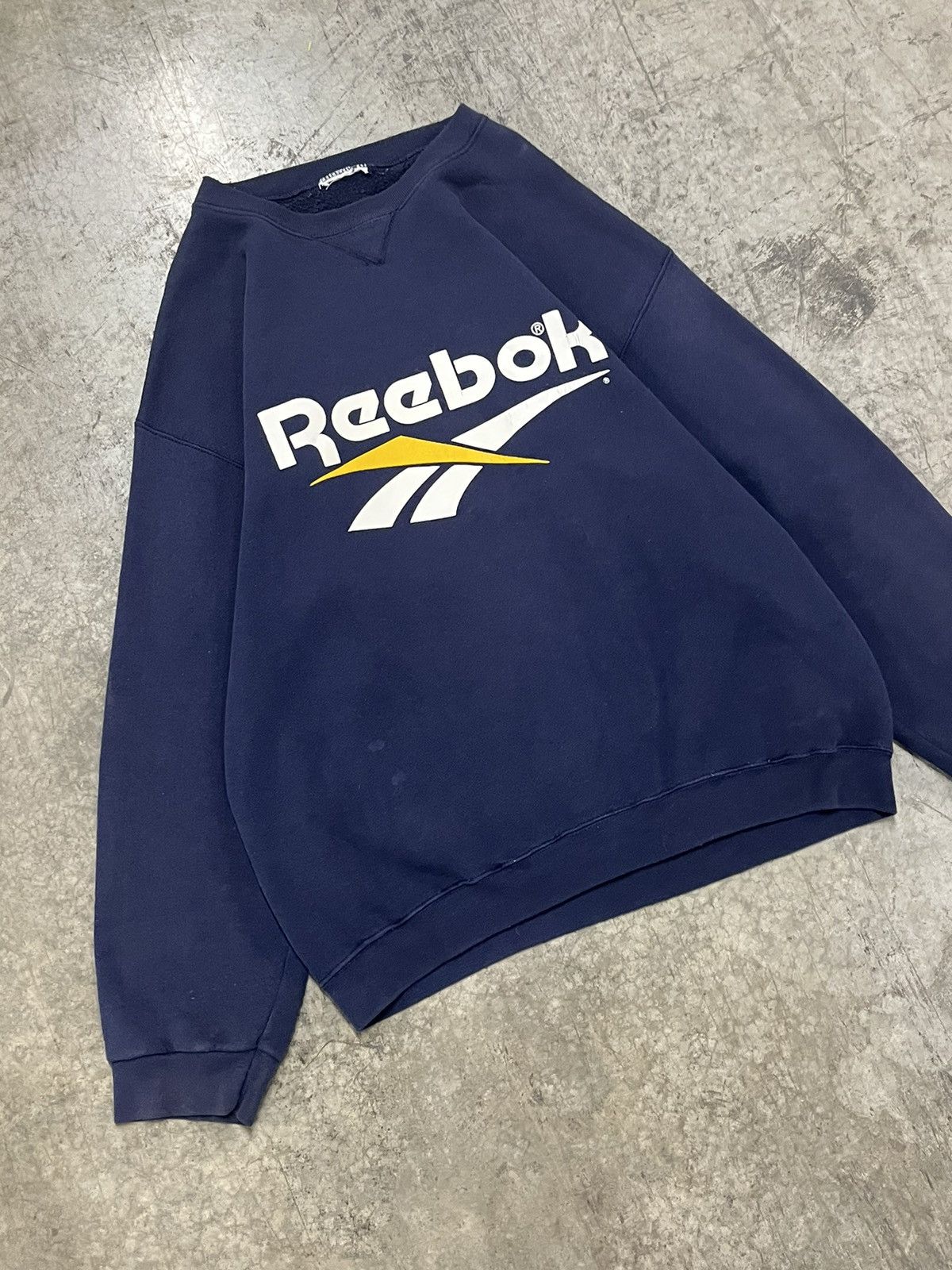 Reebok × Vintage Vintage Reebok boxy fit crewneck streetwear 90 hype rare Size US XL / EU 56 / 4 - 2 Thumbnail