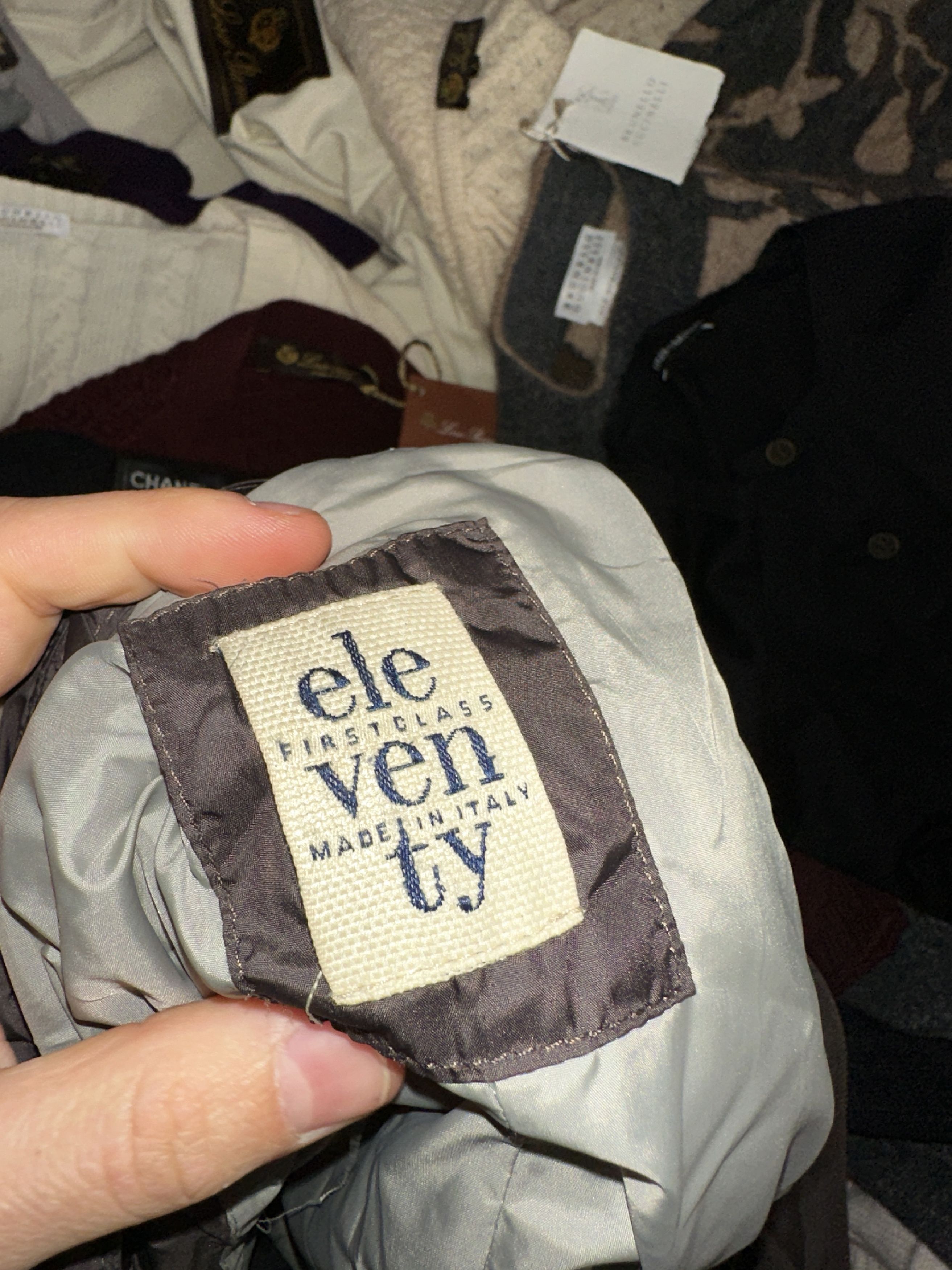 Eleventy Eleventy Quilted Goose Down Coat Overcoat Size L Size US L / EU 52-54 / 3 - 4 Thumbnail