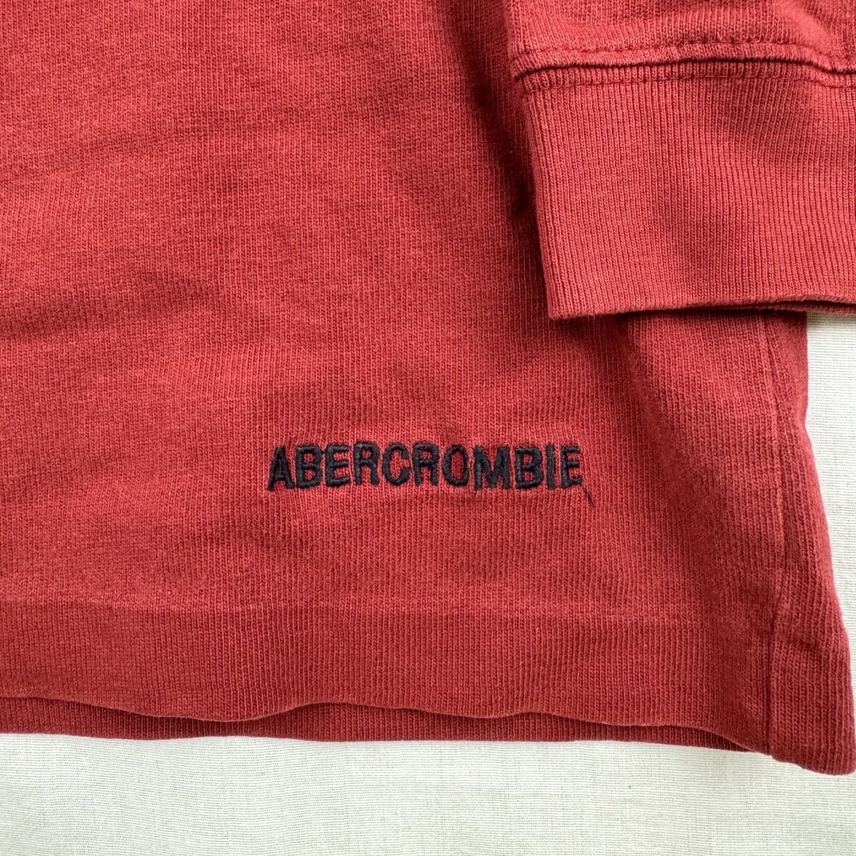 Abercrombie & Fitch Vintage Abercrombie & Fitch Sweatshirt Adult XL Red Hipster Pullover 2000s Y2K Mens Size US XL / EU 56 / 4 - 4 Thumbnail